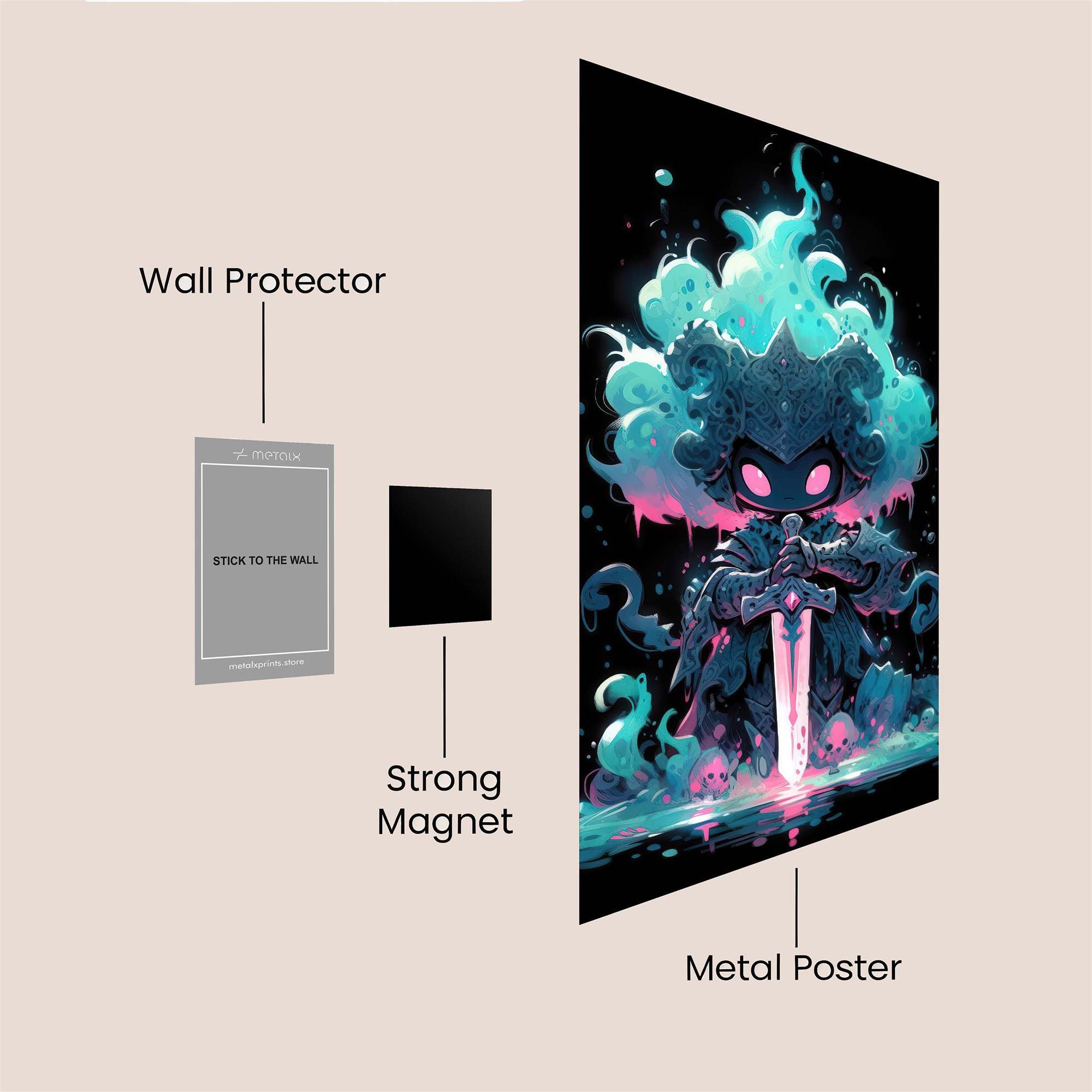 Knight Enigma Safe Wall Magnetic / M