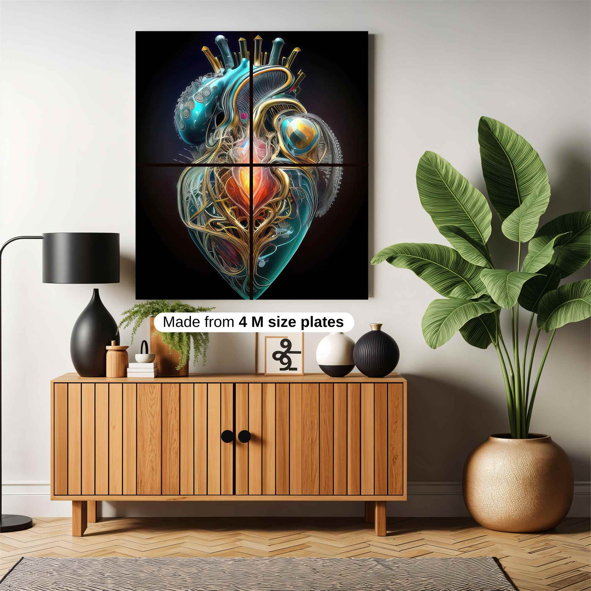 Heart Illumination Safe Wall Magnetic / M