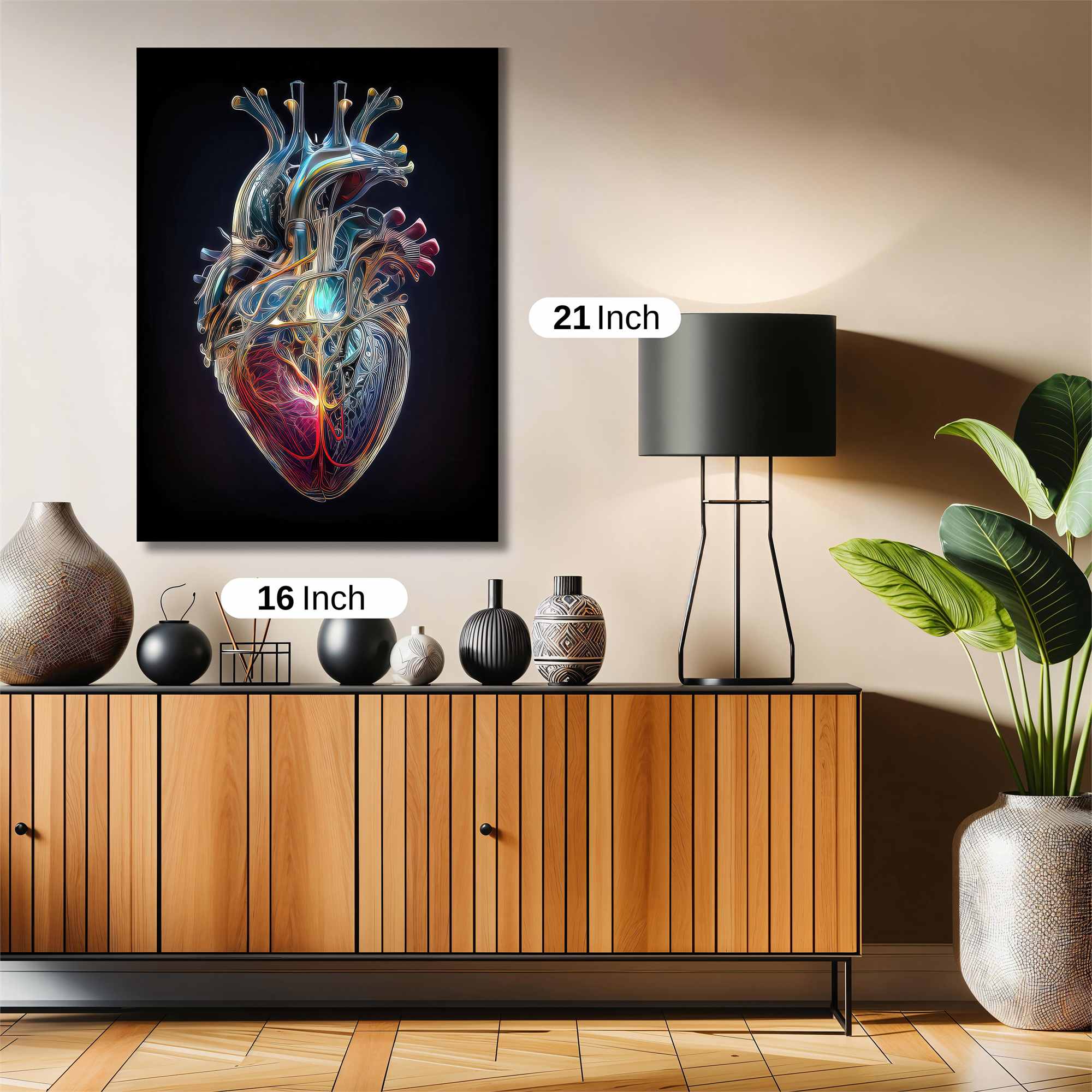 Heart Luminary Safe Wall Magnetic / M