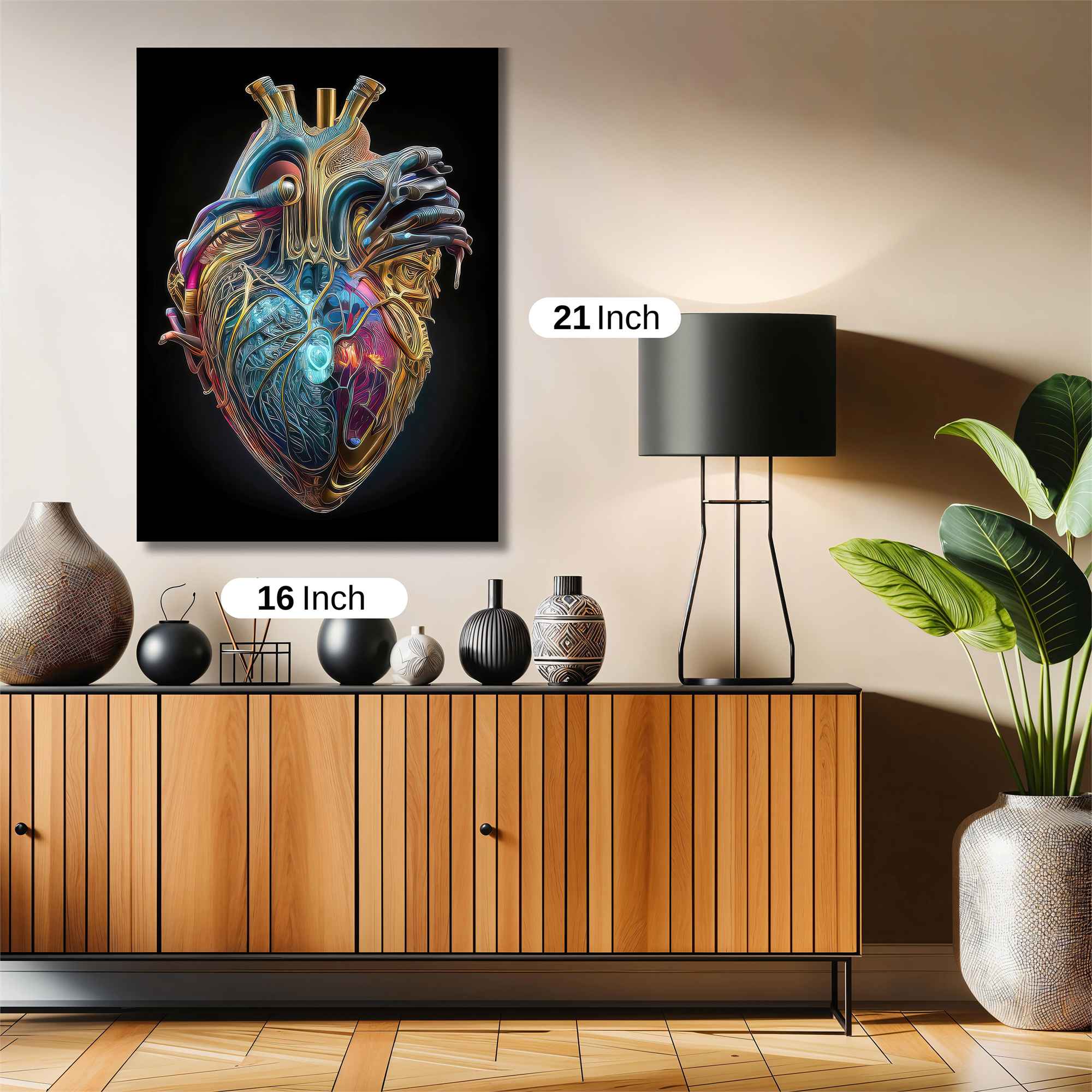 Heart Pulse Safe Wall Magnetic / M