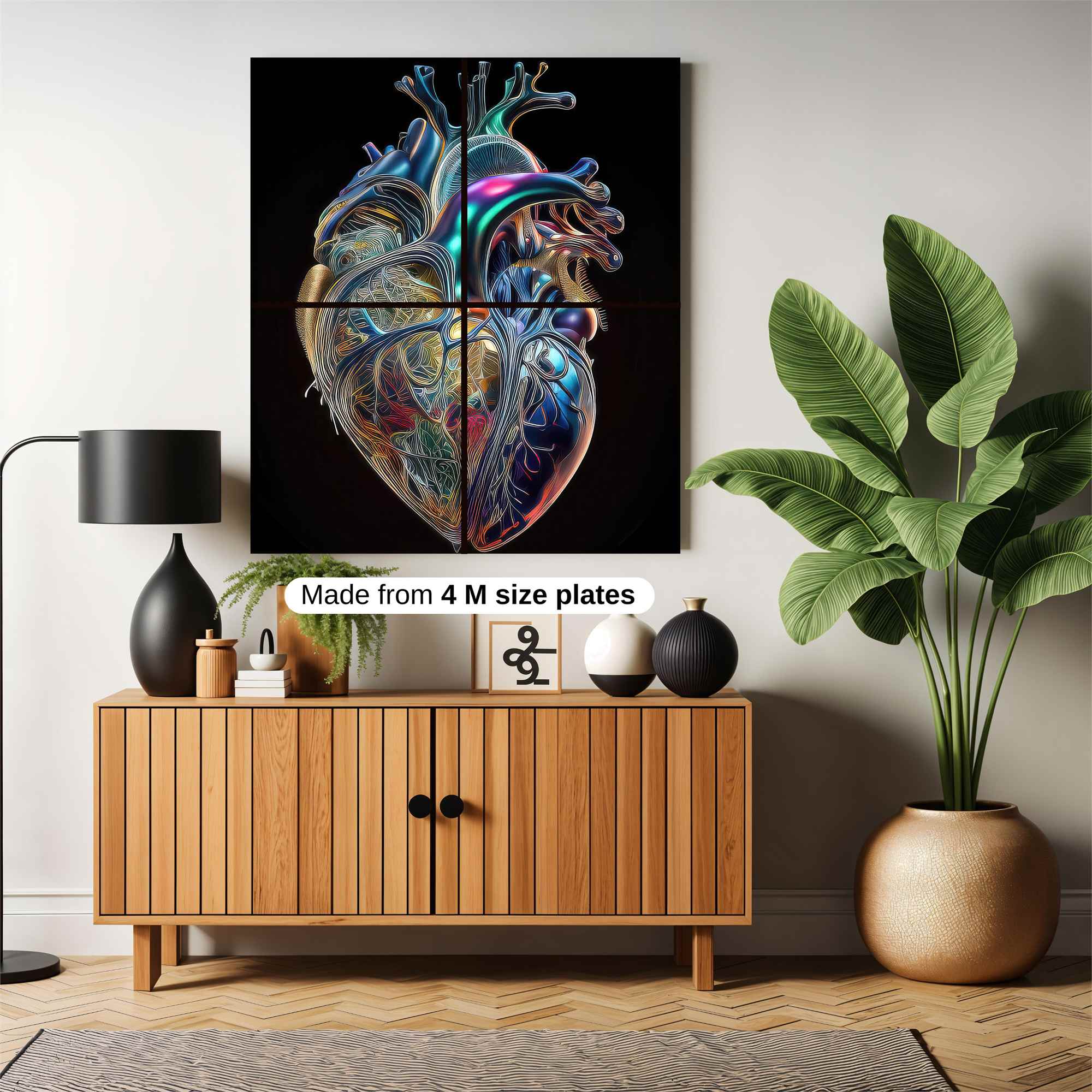 Heart Radiance Safe Wall Magnetic / M