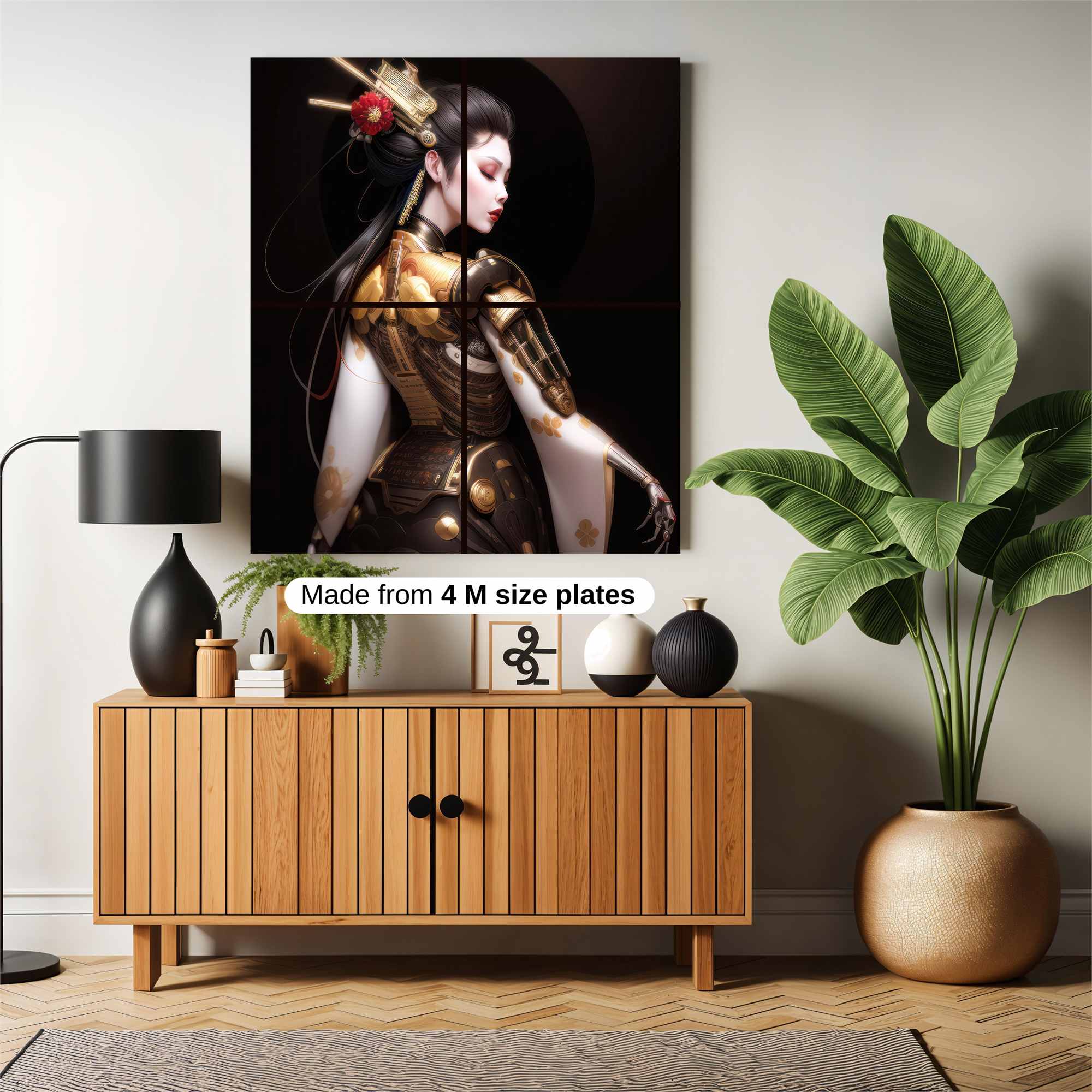Geisha Fusion Safe Wall Magnetic / M