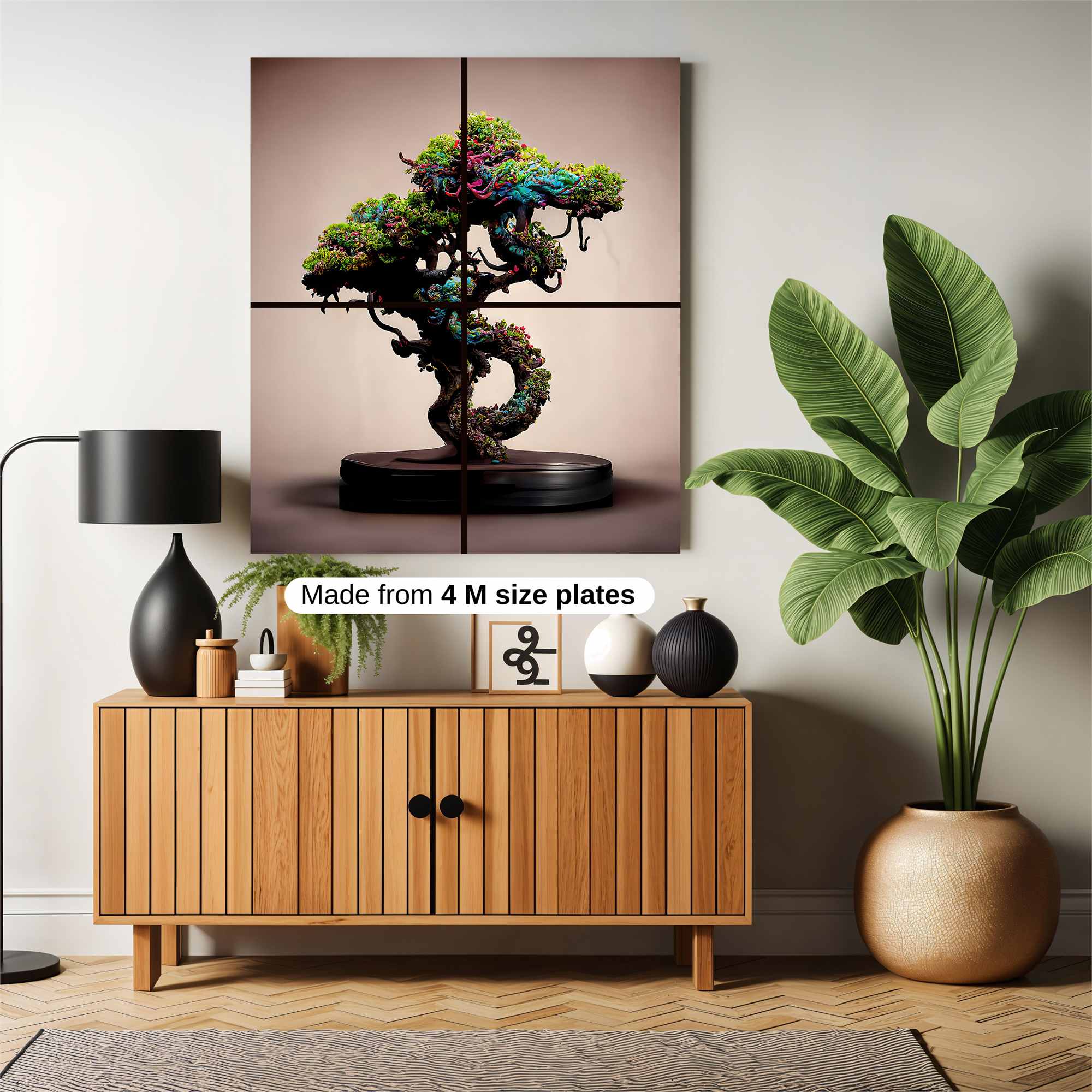 Bonsai Whimsy Safe Wall Magnetic / M