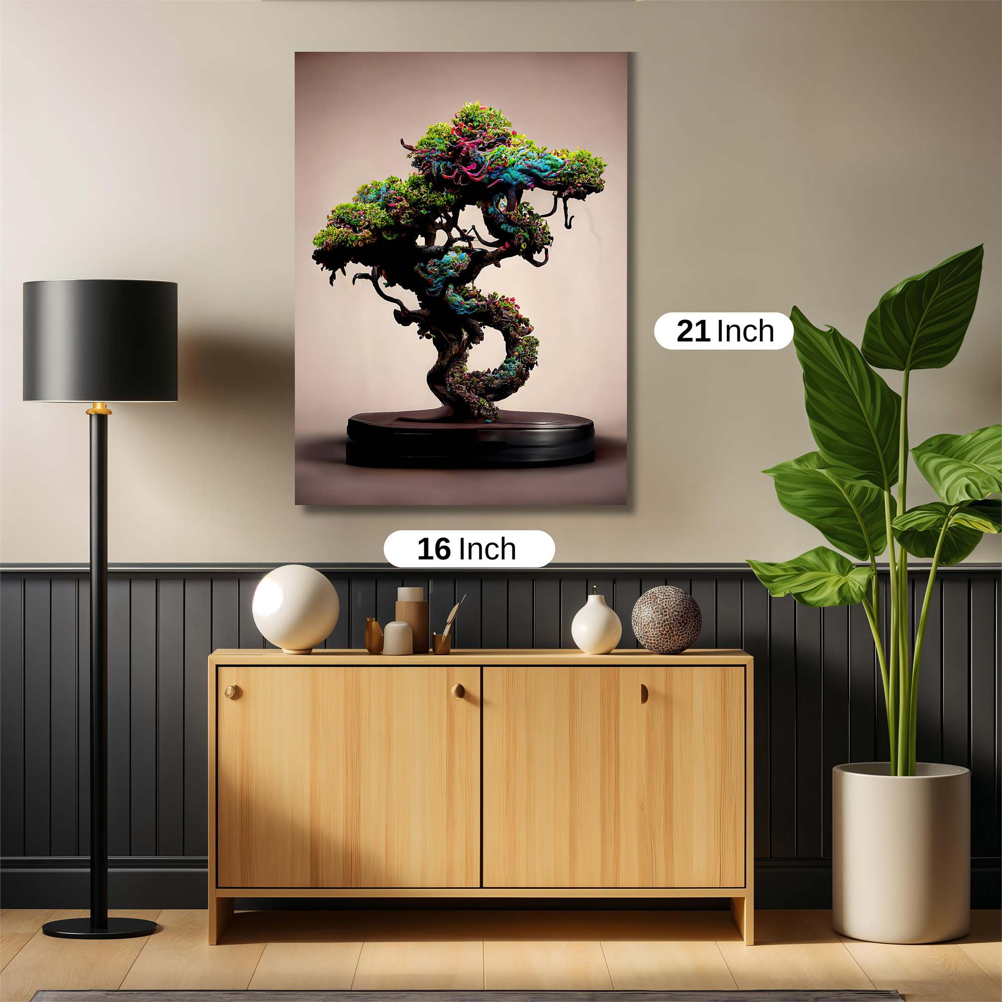 Bonsai Whimsy Safe Wall Magnetic / M