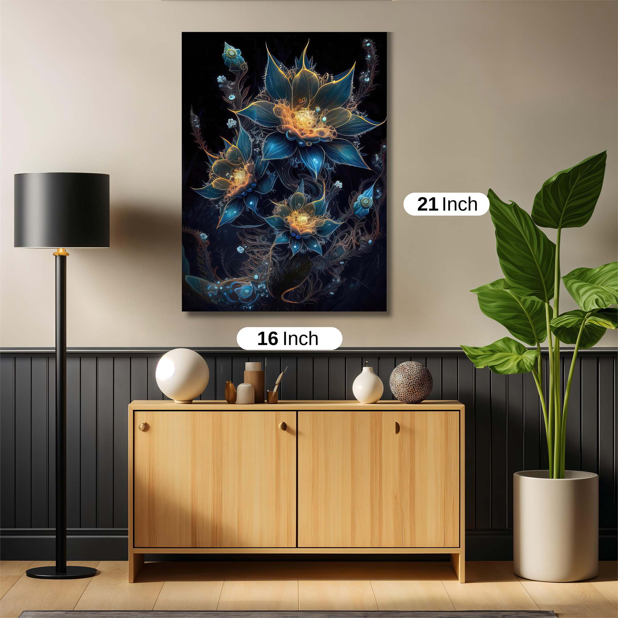 Luminous Bloom Safe Wall Magnetic / M