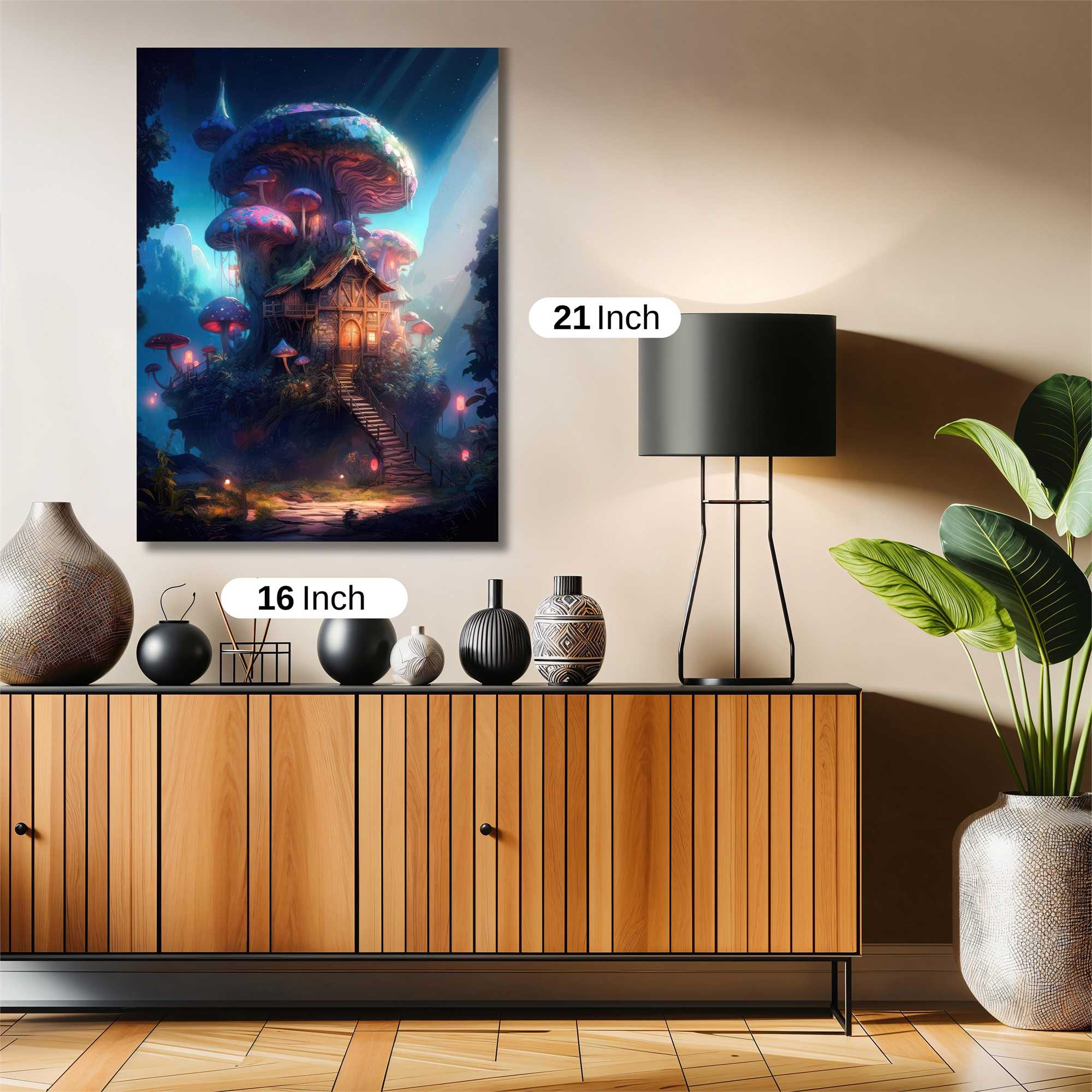 MushroomWhimsy Safe Wall Magnetic / M