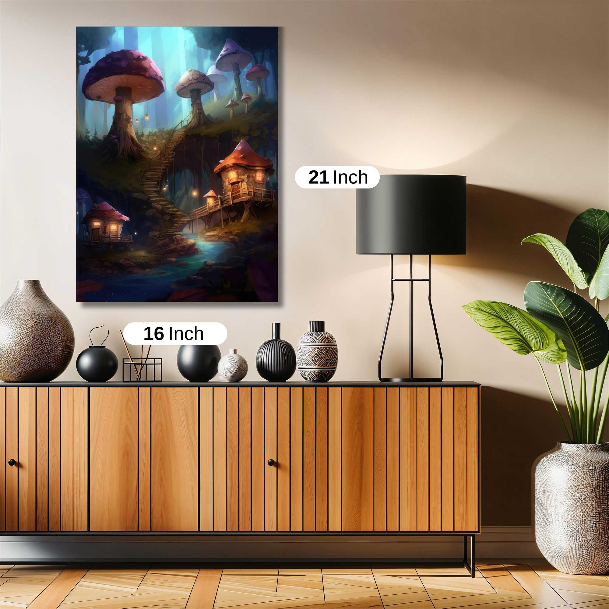 MushroomWhimsy Safe Wall Magnetic / M