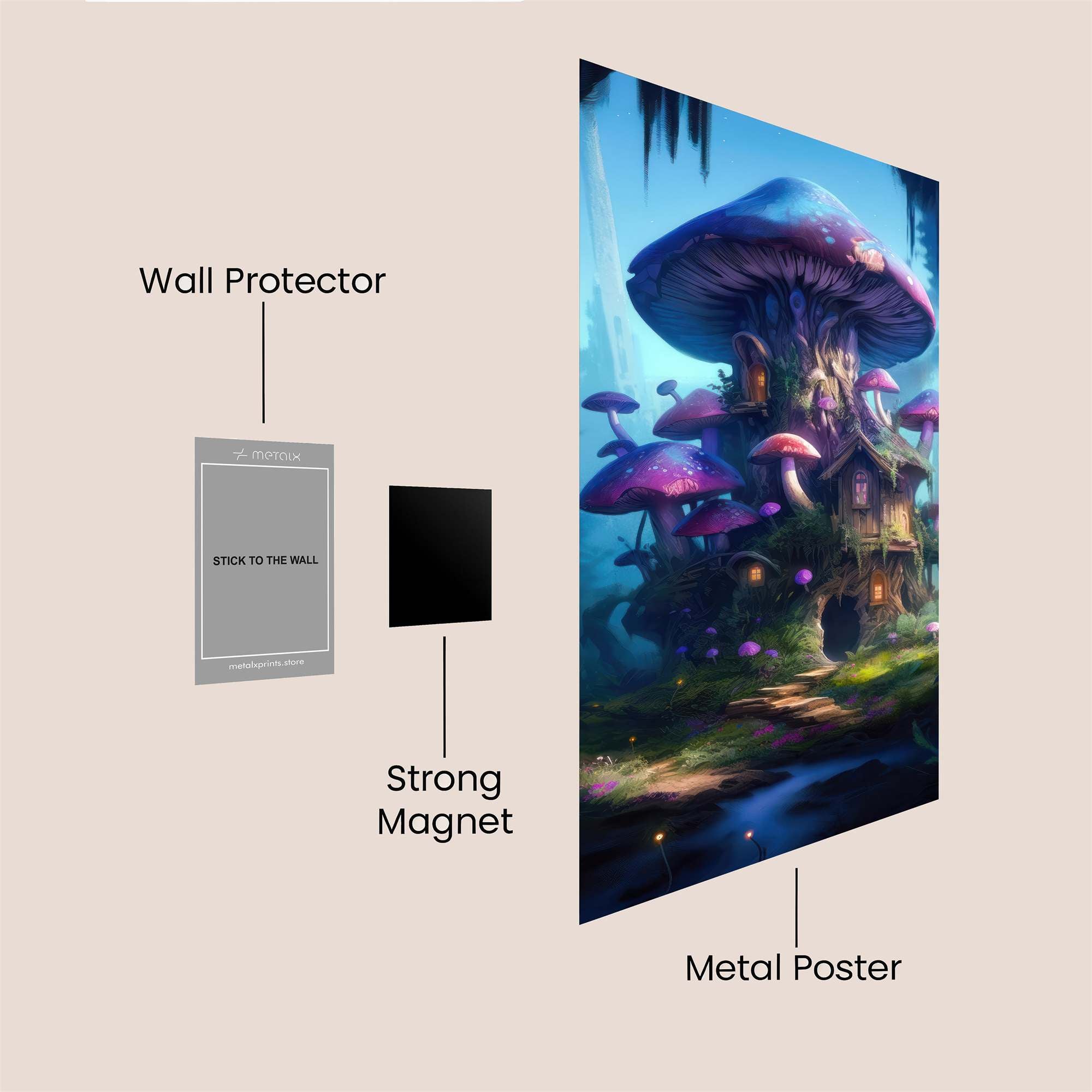 FungusFantasy Safe Wall Magnetic / M