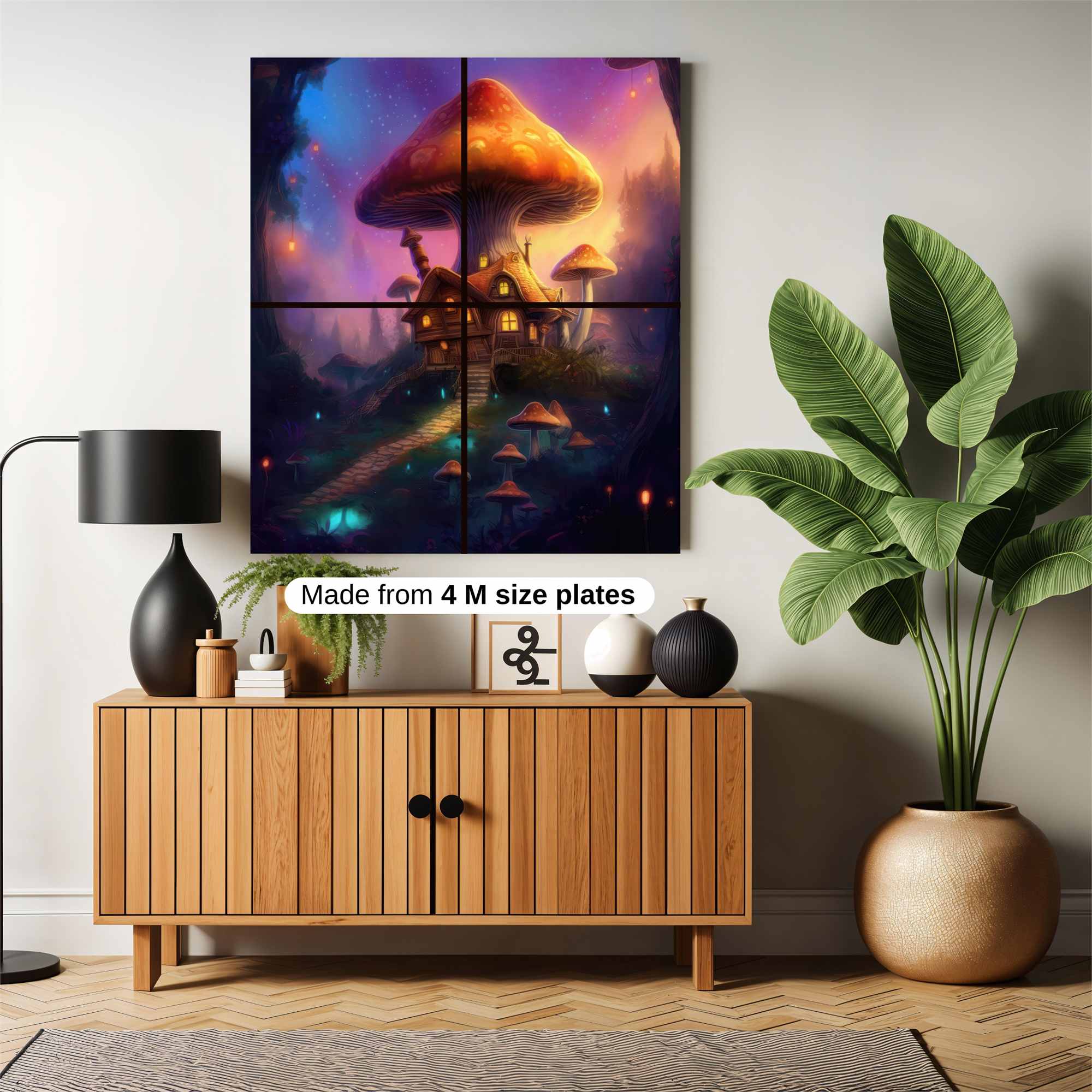 Mushroom Haven Safe Wall Magnetic / M