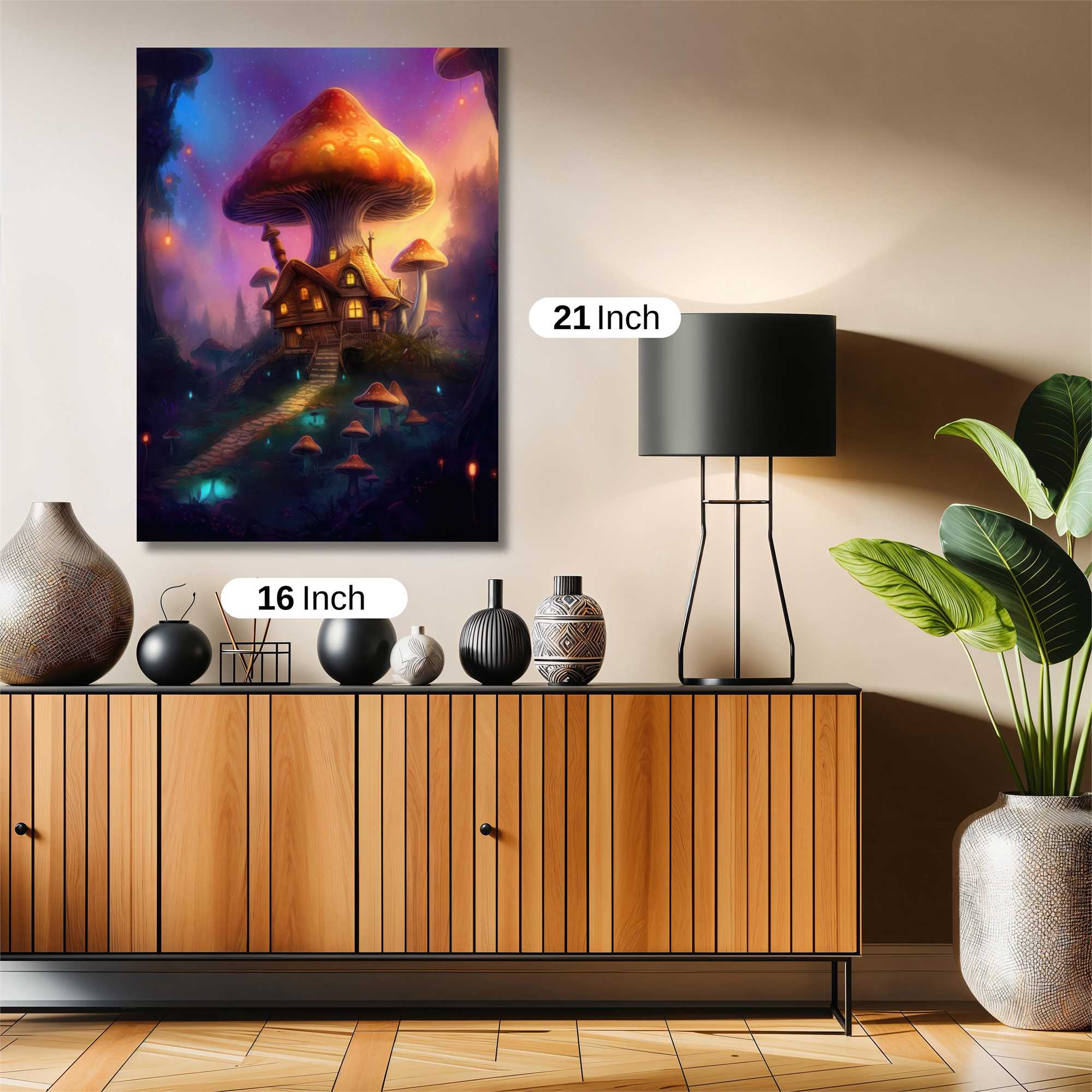 Mushroom Haven Safe Wall Magnetic / M