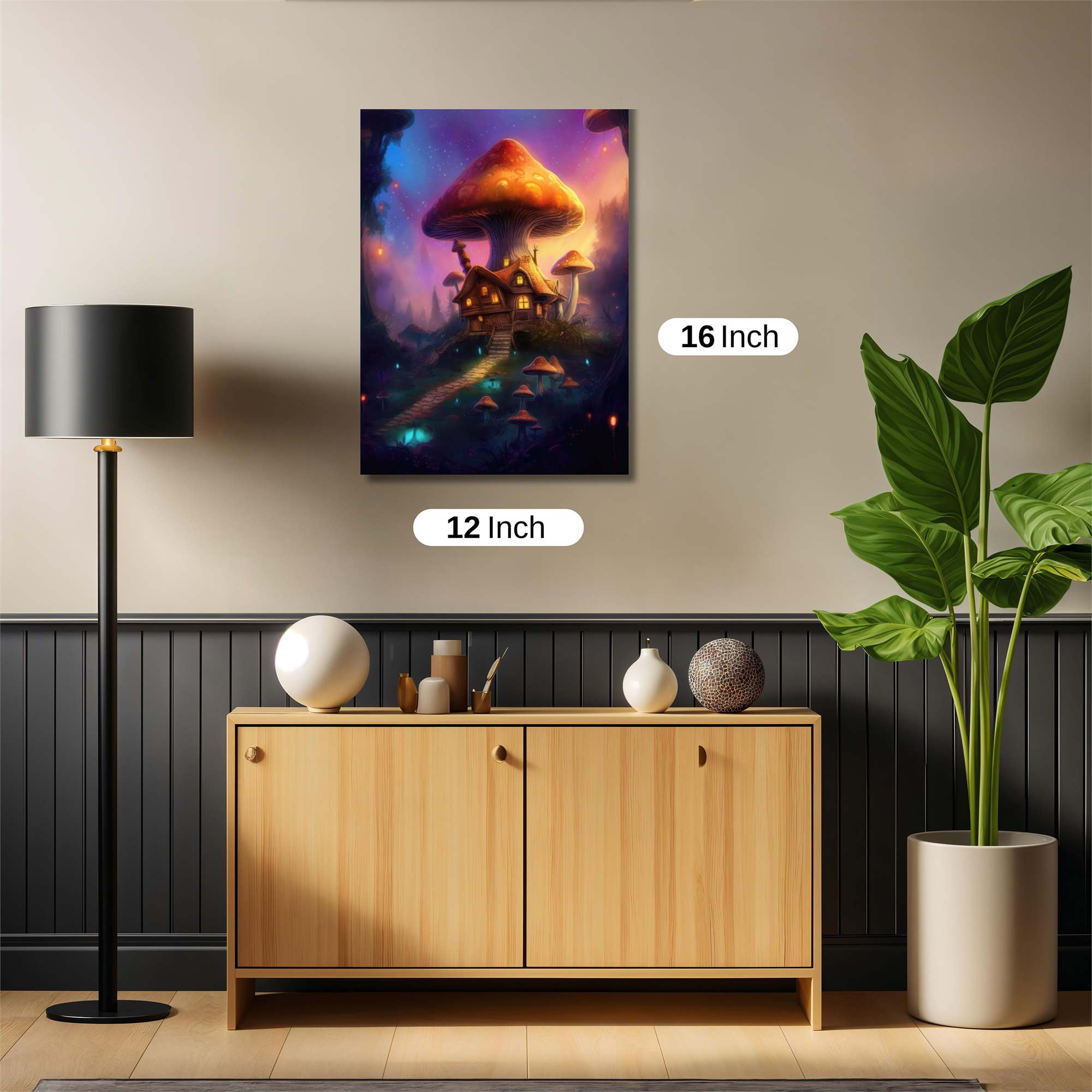 Mushroom Haven Safe Wall Magnetic / M