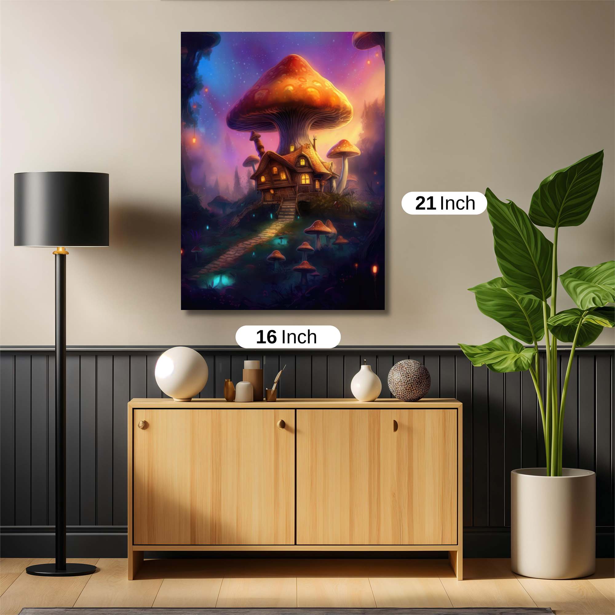 Mushroom Haven Safe Wall Magnetic / M