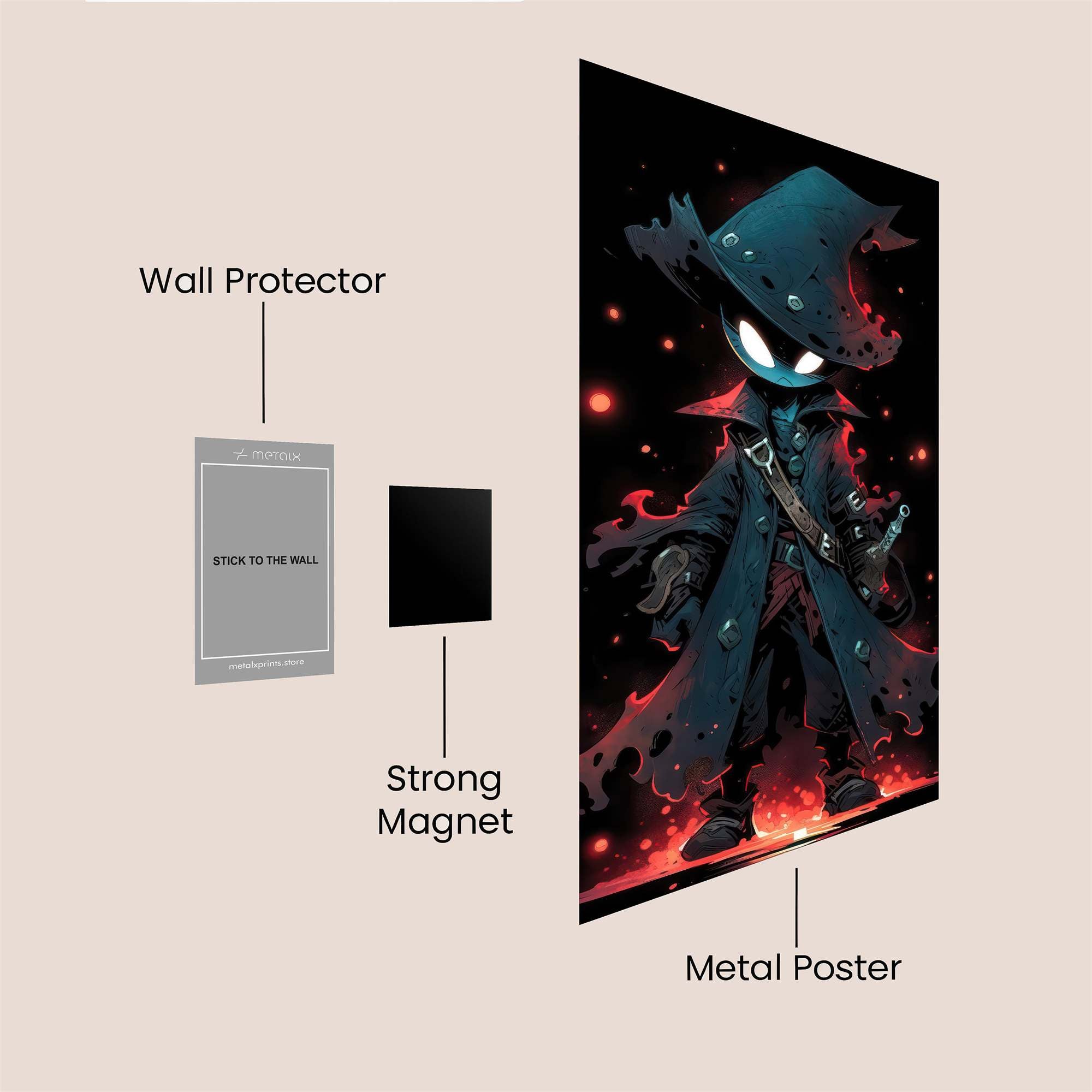 WizMystique Safe Wall Magnetic / M