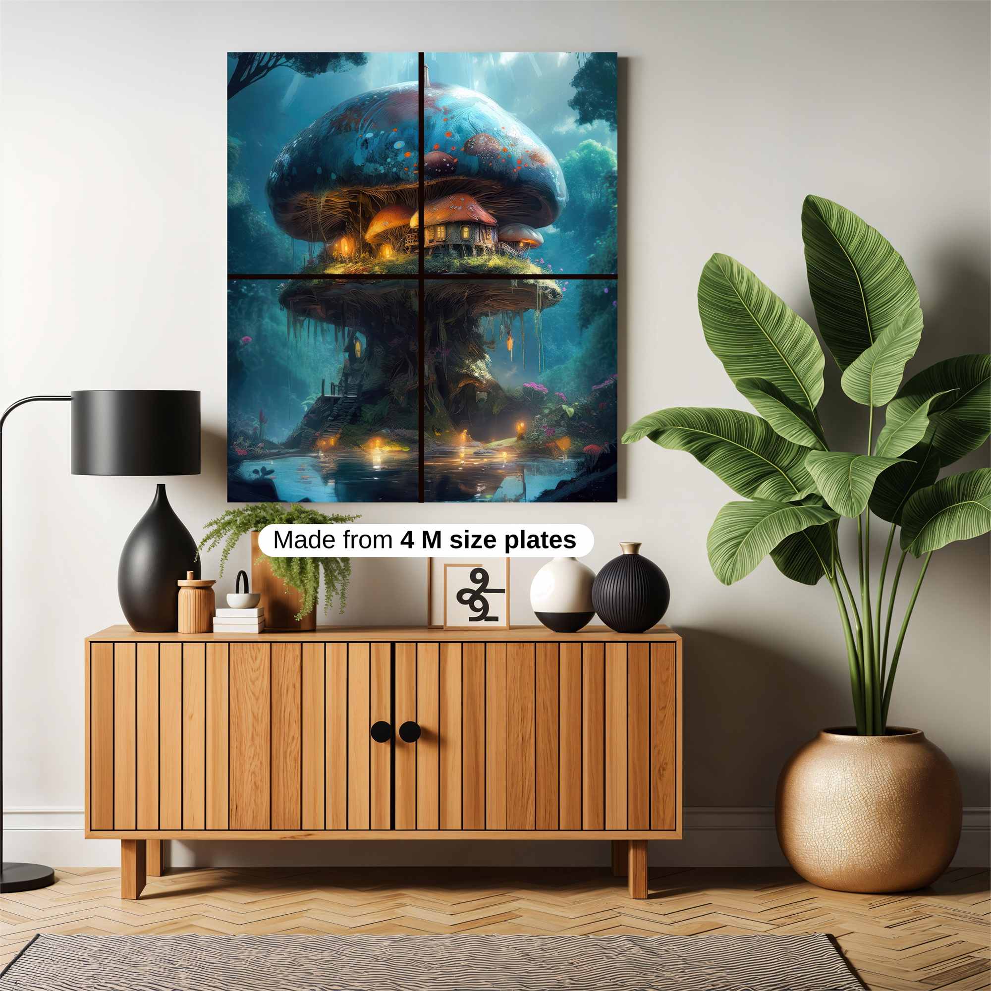 MushroomWhimsy Safe Wall Magnetic / M