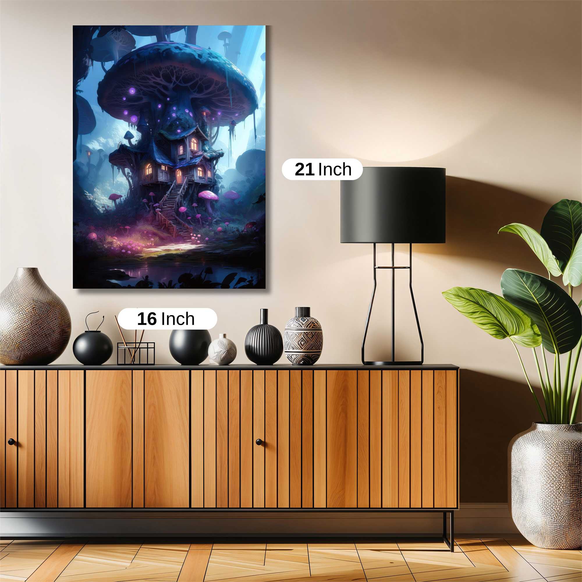 MushroomWhimsy Safe Wall Magnetic / M