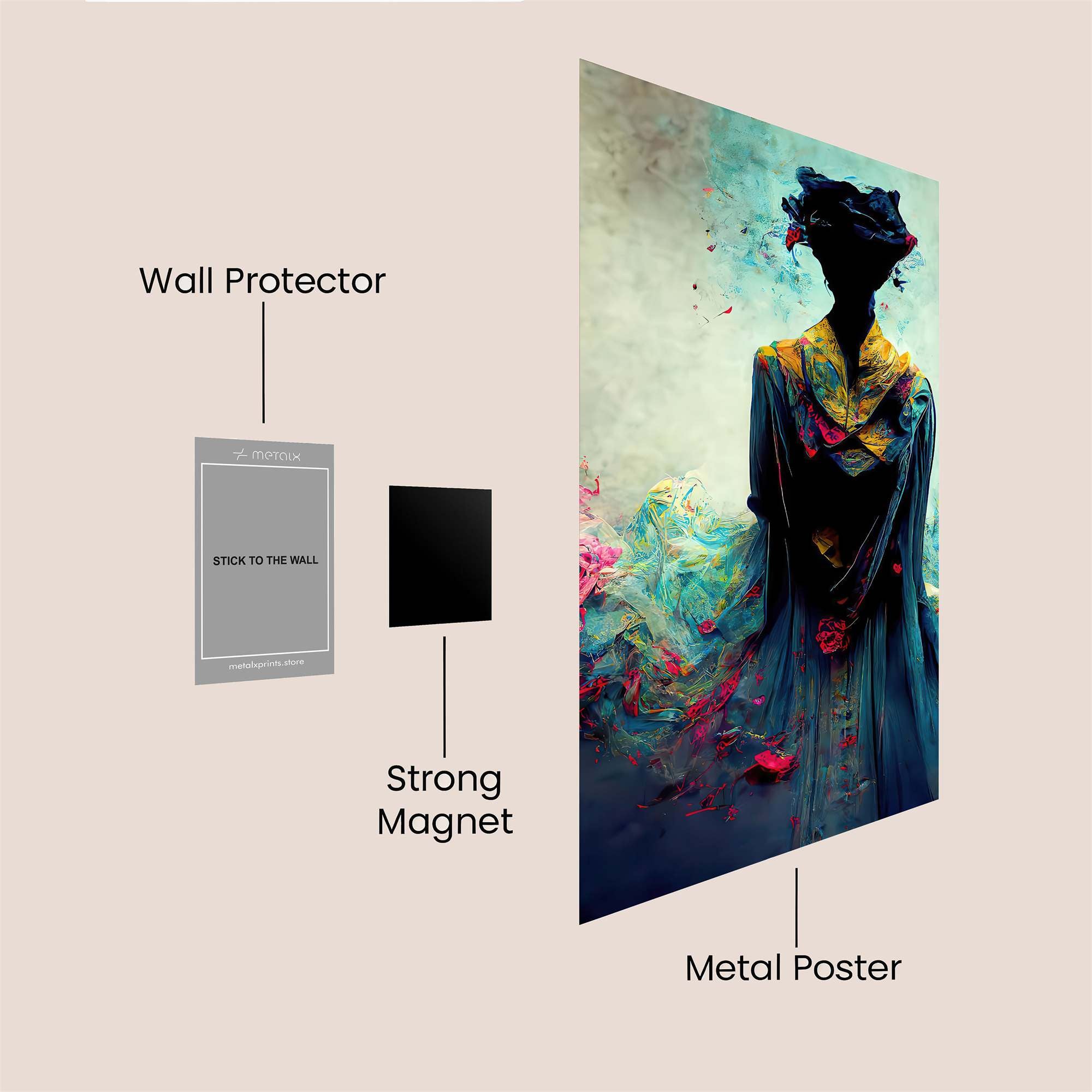 Mystery Bloom Safe Wall Magnetic / M