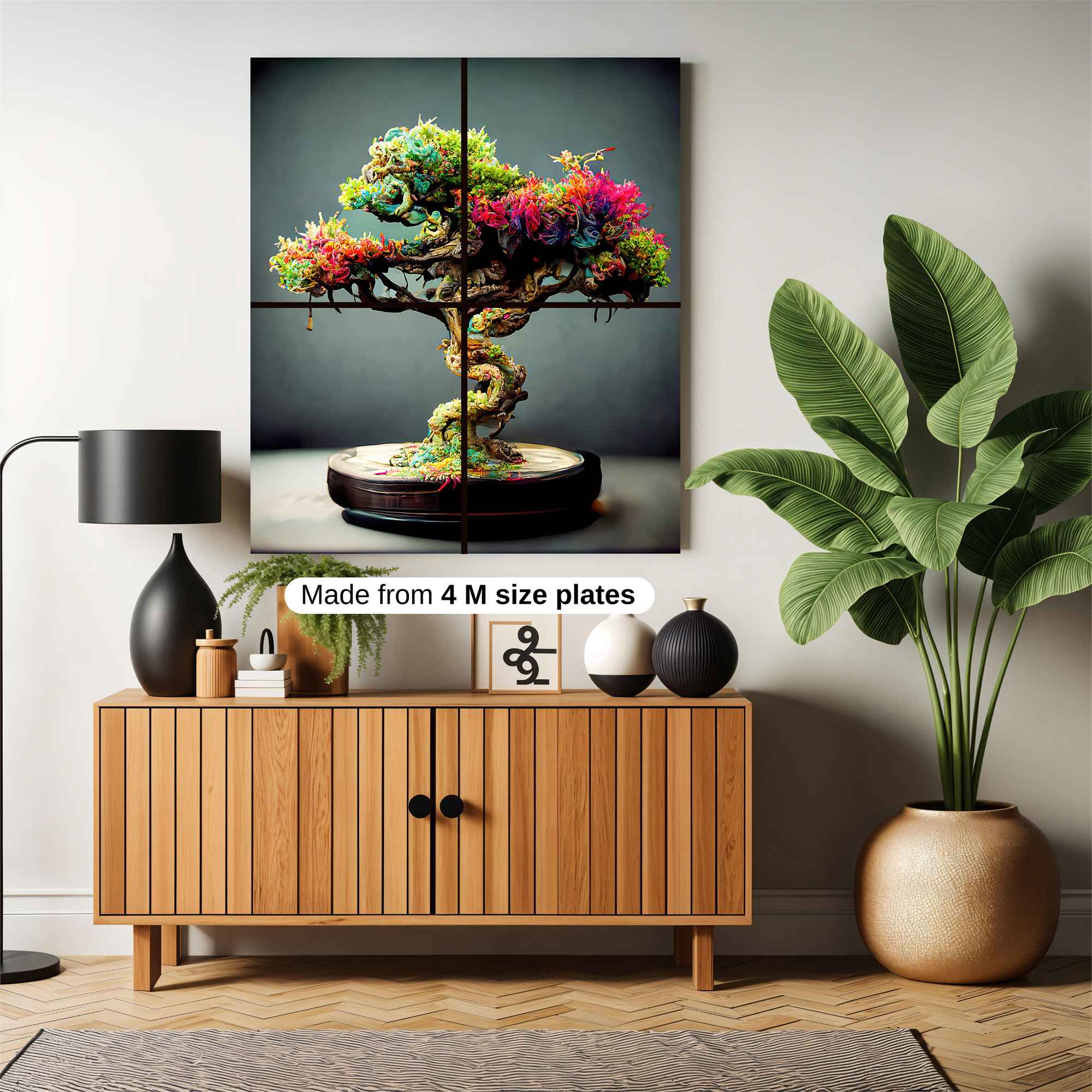 Rainbow Bonsai Safe Wall Magnetic / M
