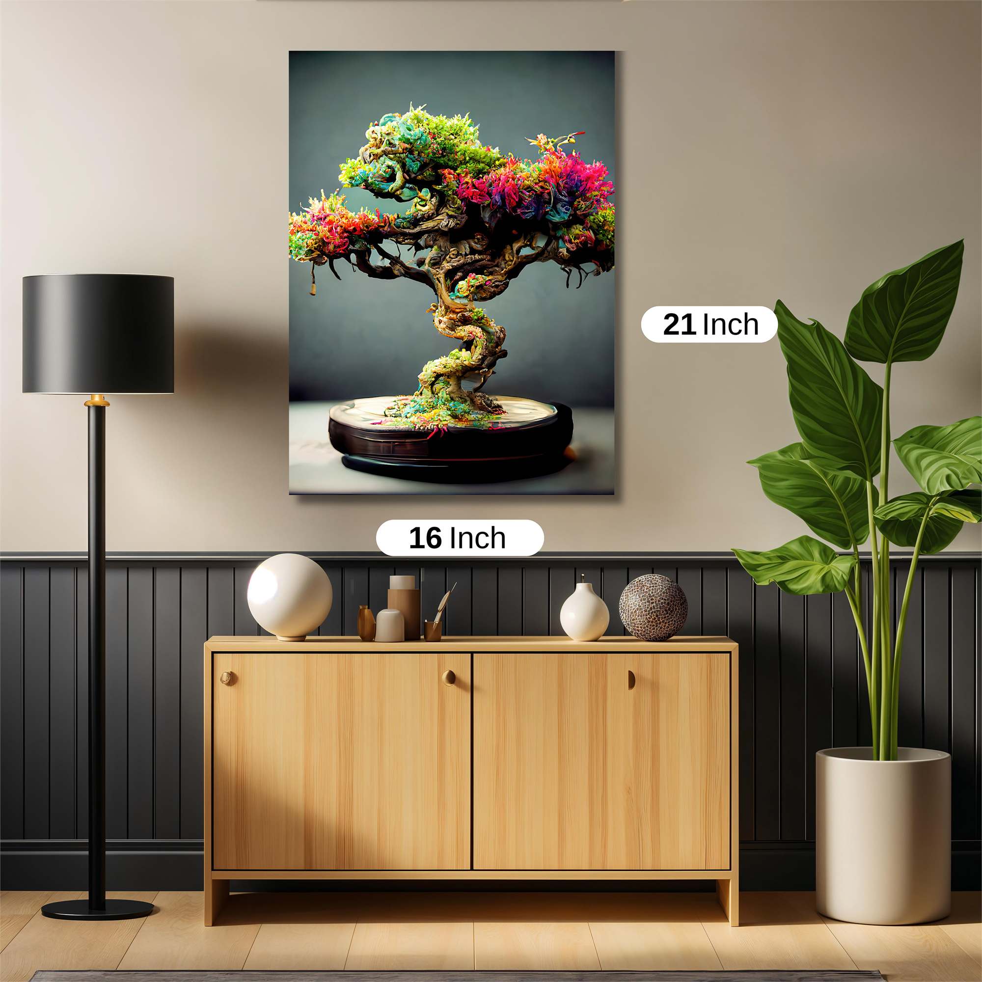 Rainbow Bonsai Safe Wall Magnetic / M