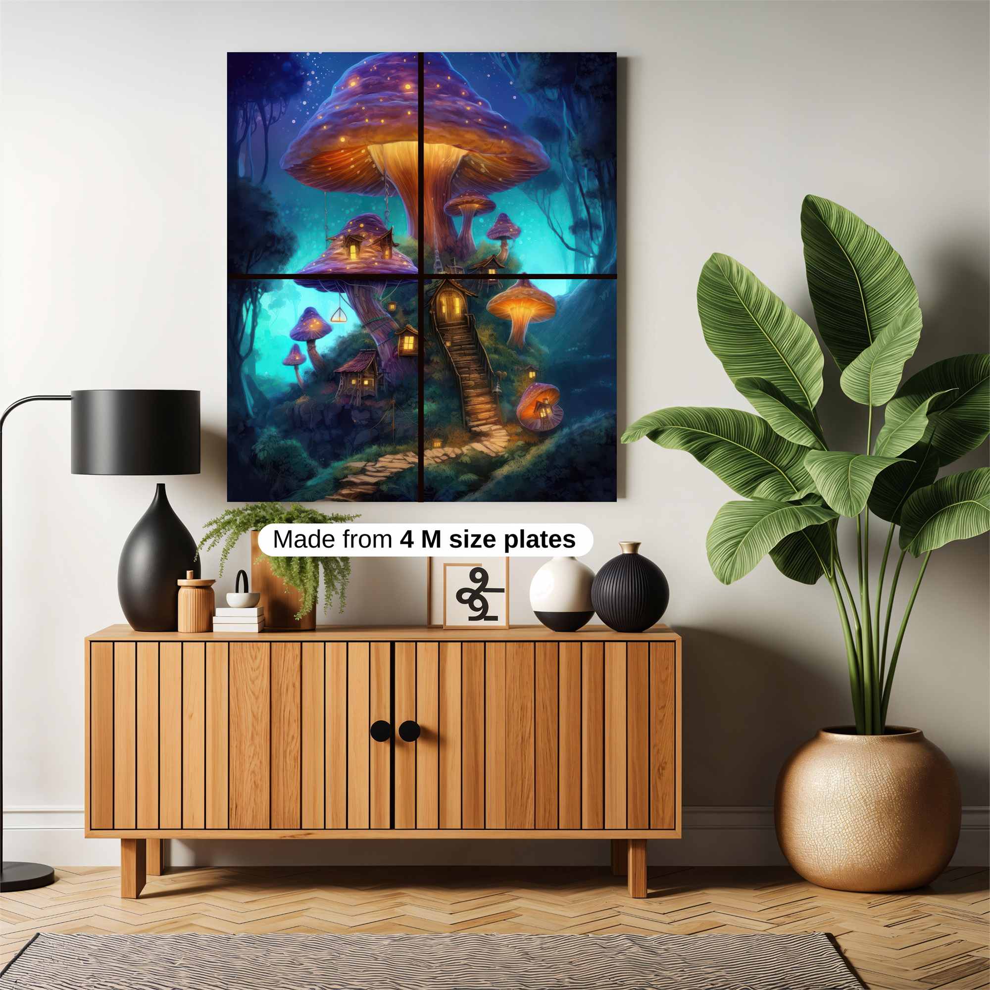 Mushroom Haven Safe Wall Magnetic / M