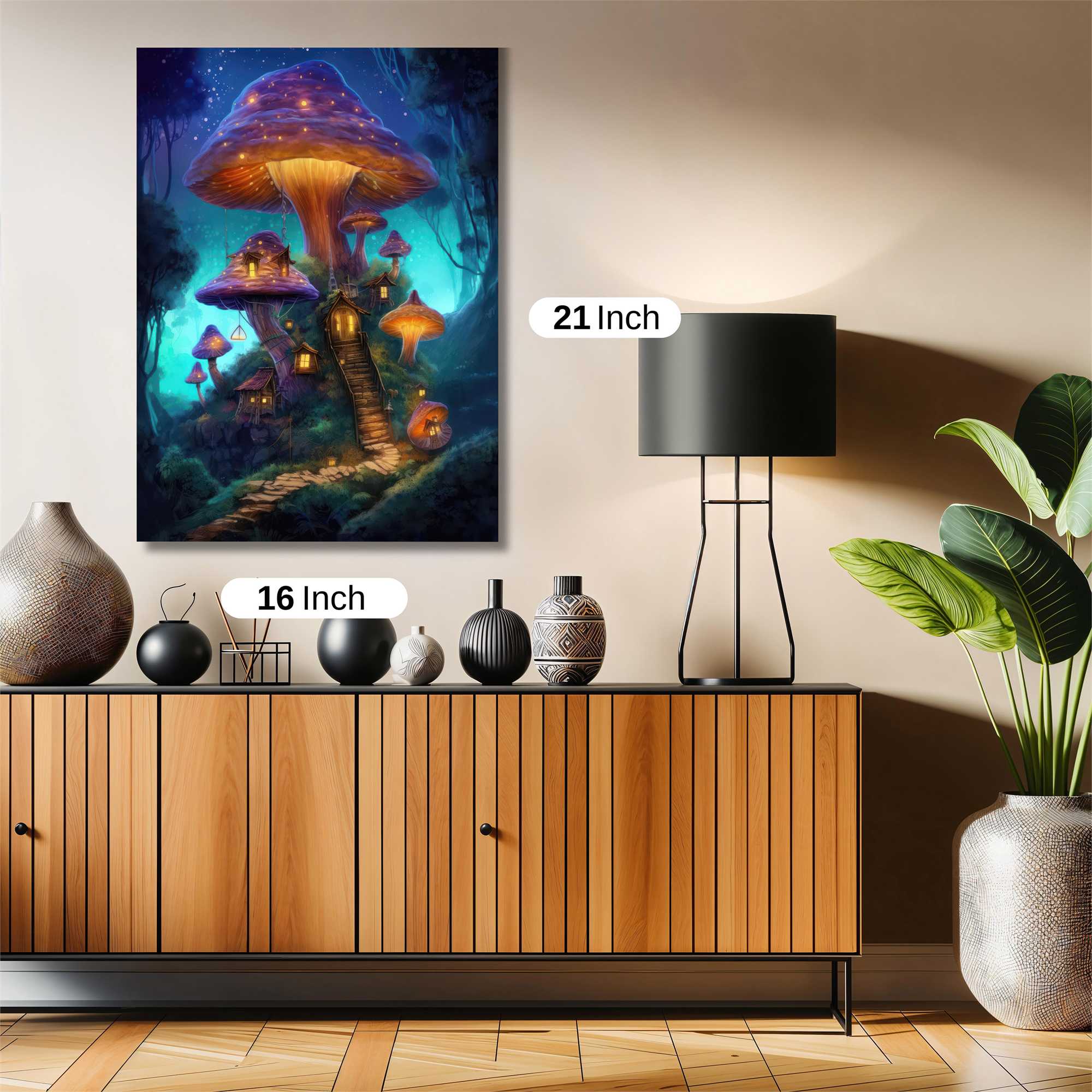 Mushroom Haven Safe Wall Magnetic / M