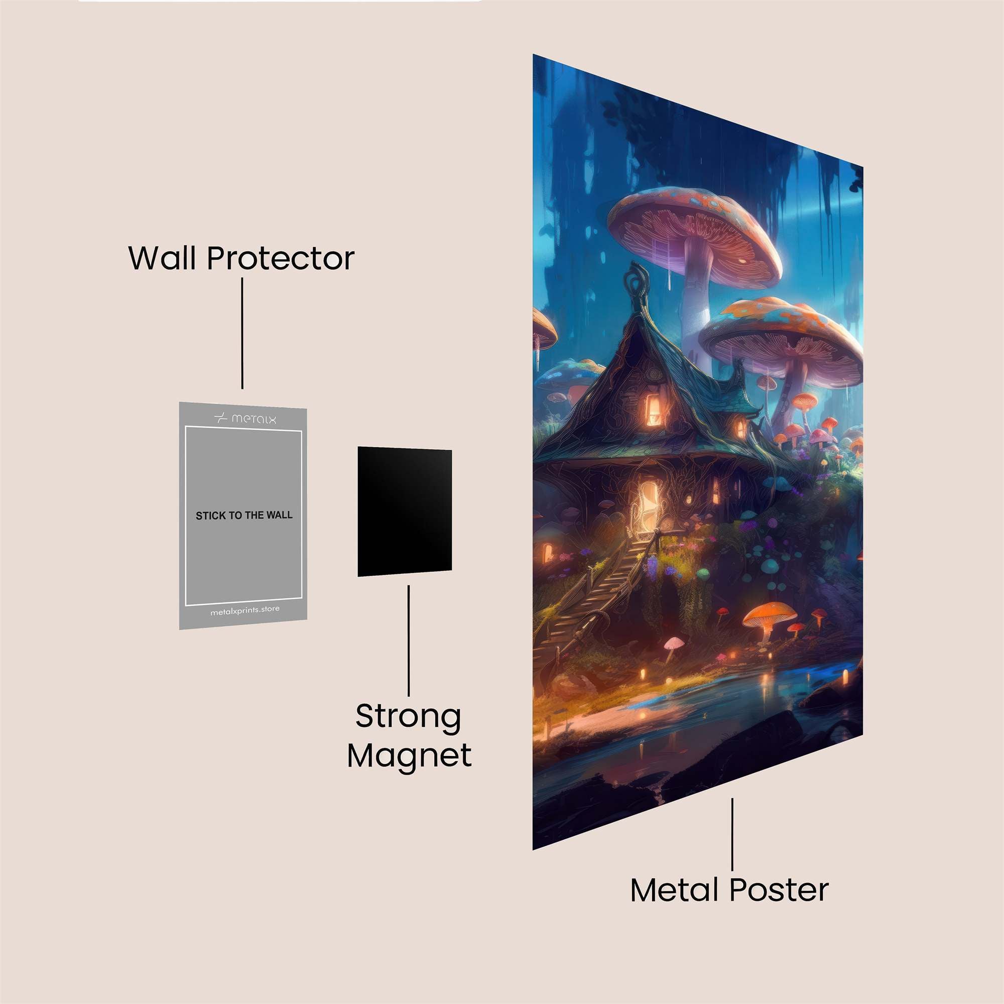 Fairy Enchantment Safe Wall Magnetic / M