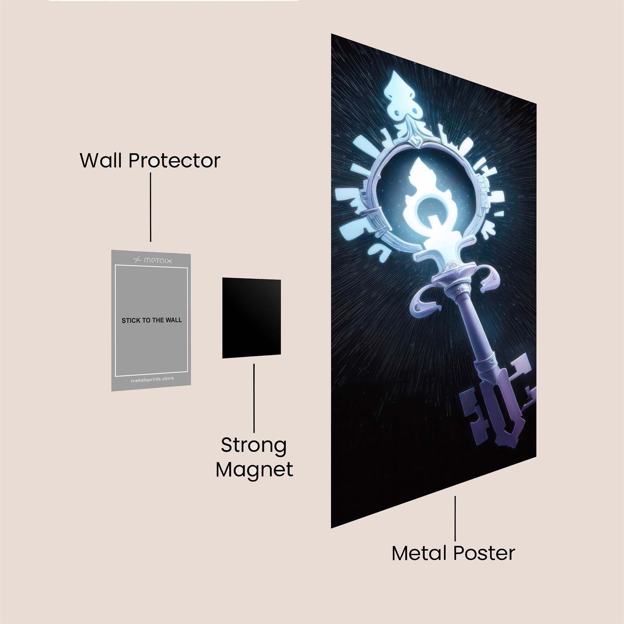 Mystic Key Safe Wall Magnetic / M