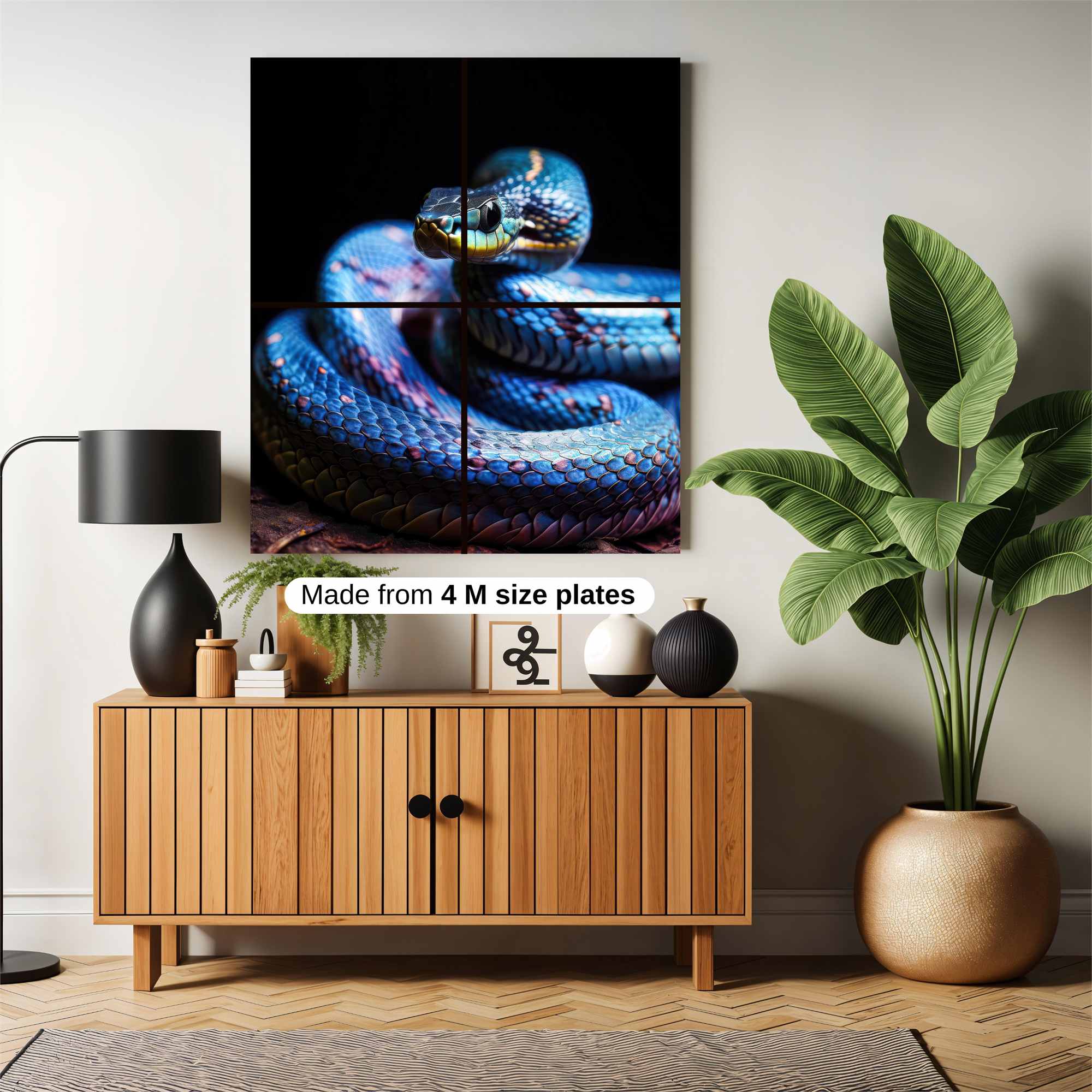 Serpentine Elegance Safe Wall Magnetic / M