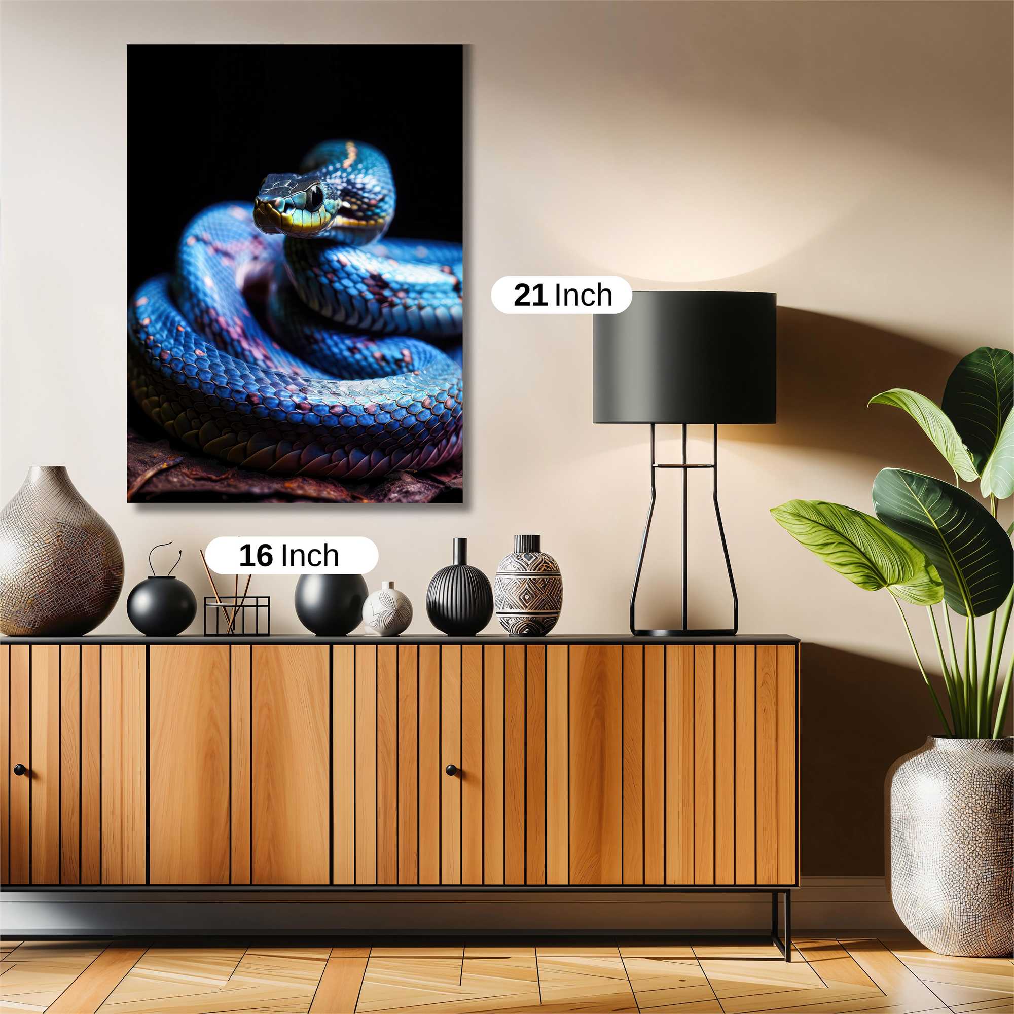 Serpentine Elegance Safe Wall Magnetic / M