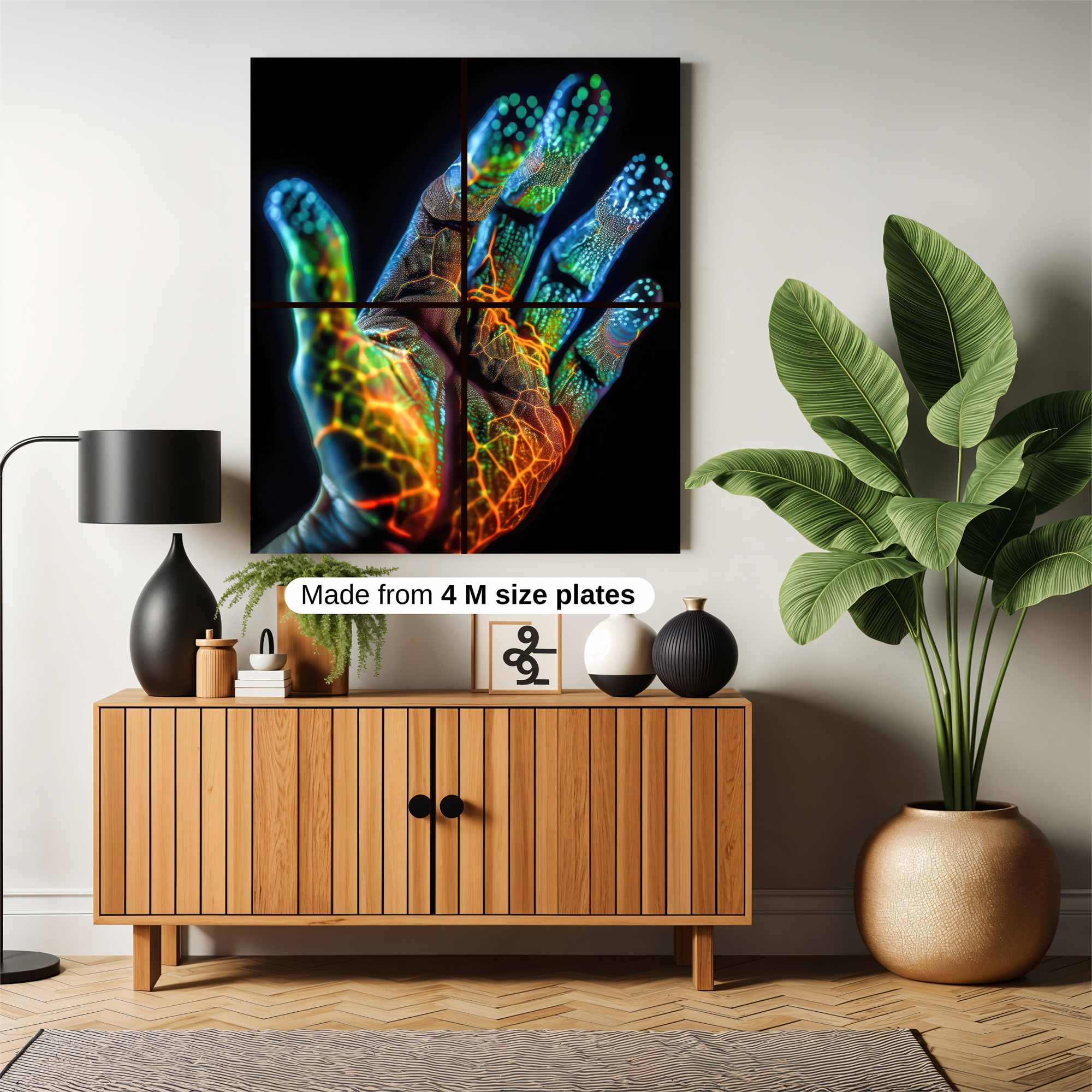 Neon Pulse Safe Wall Magnetic / M