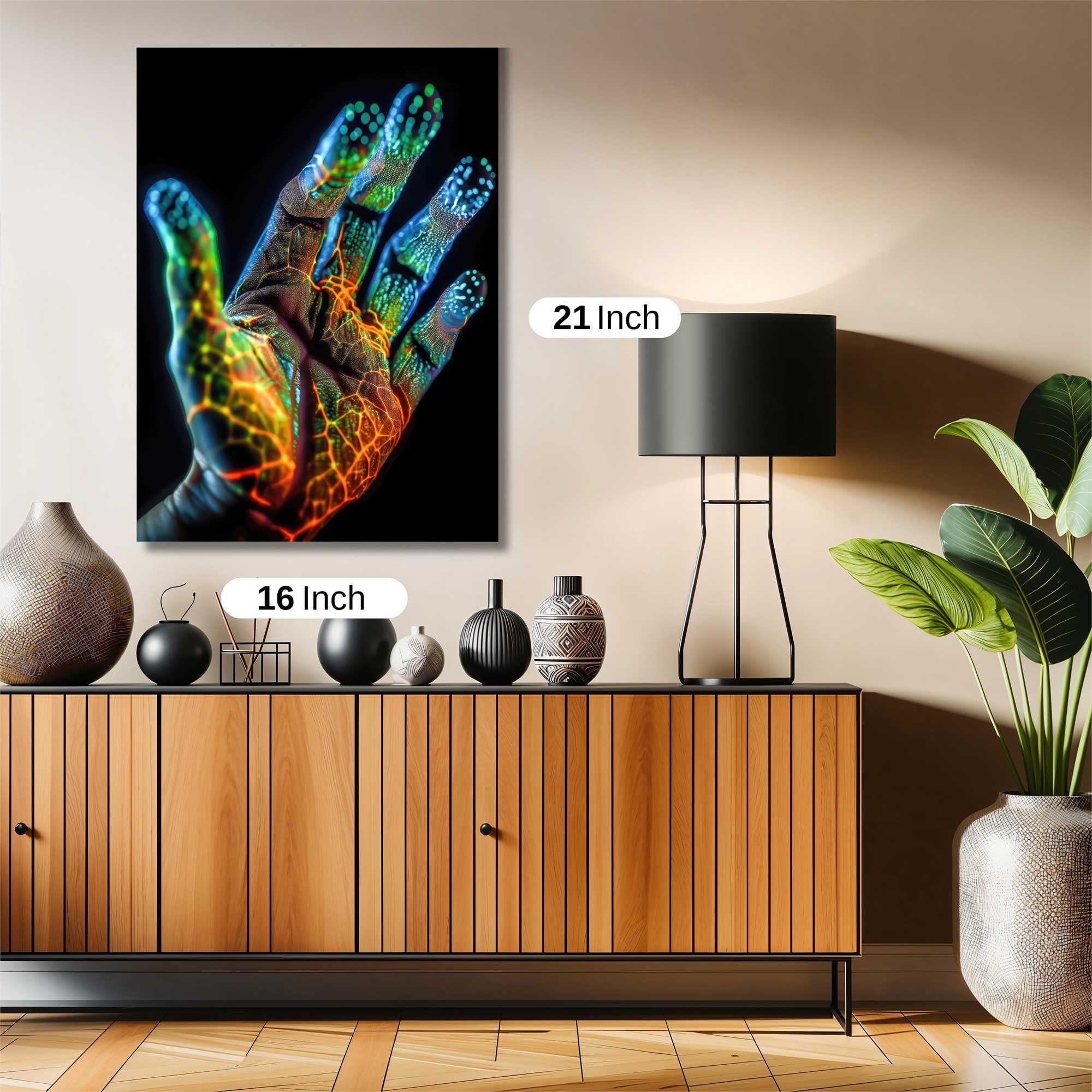 Neon Pulse Safe Wall Magnetic / M