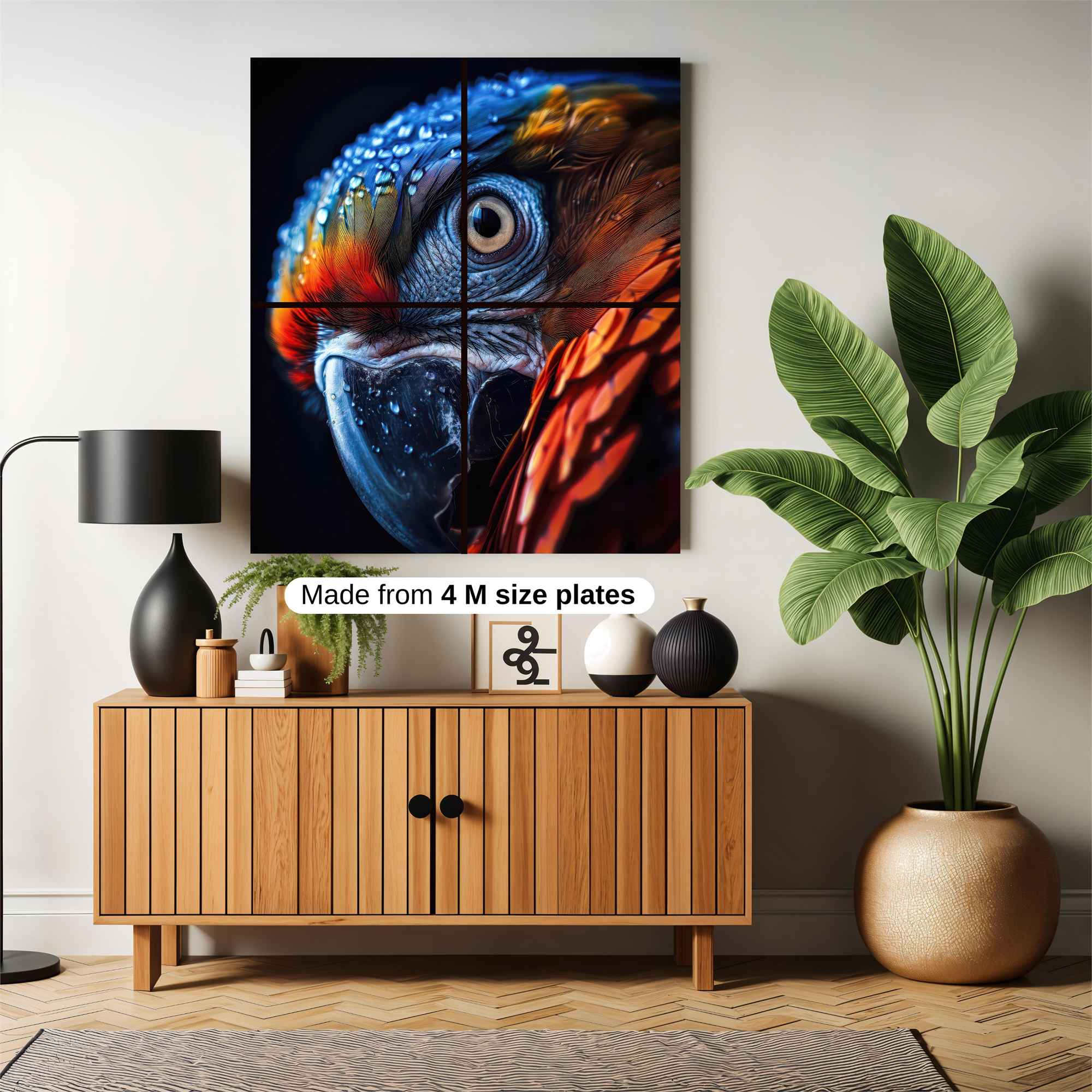 Macaw Radiance Safe Wall Magnetic / M