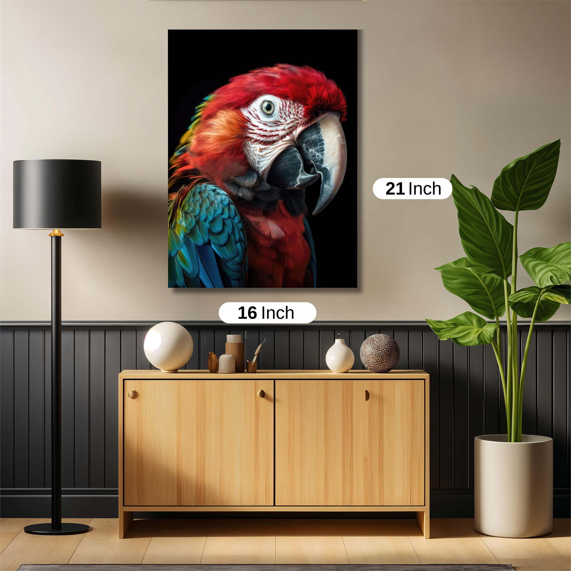 Macaw Majestic Safe Wall Magnetic / M