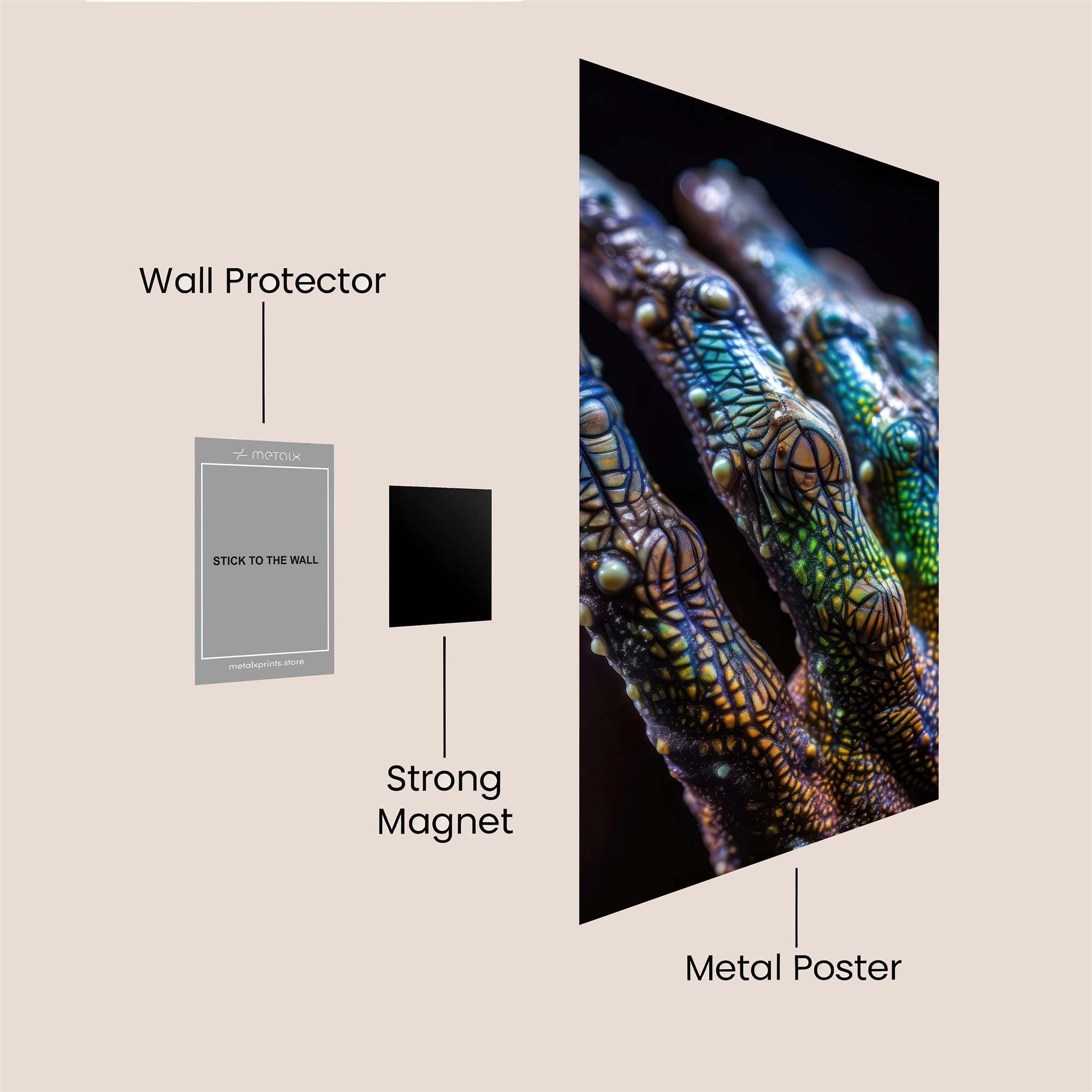 Alien Enigma Safe Wall Magnetic / M