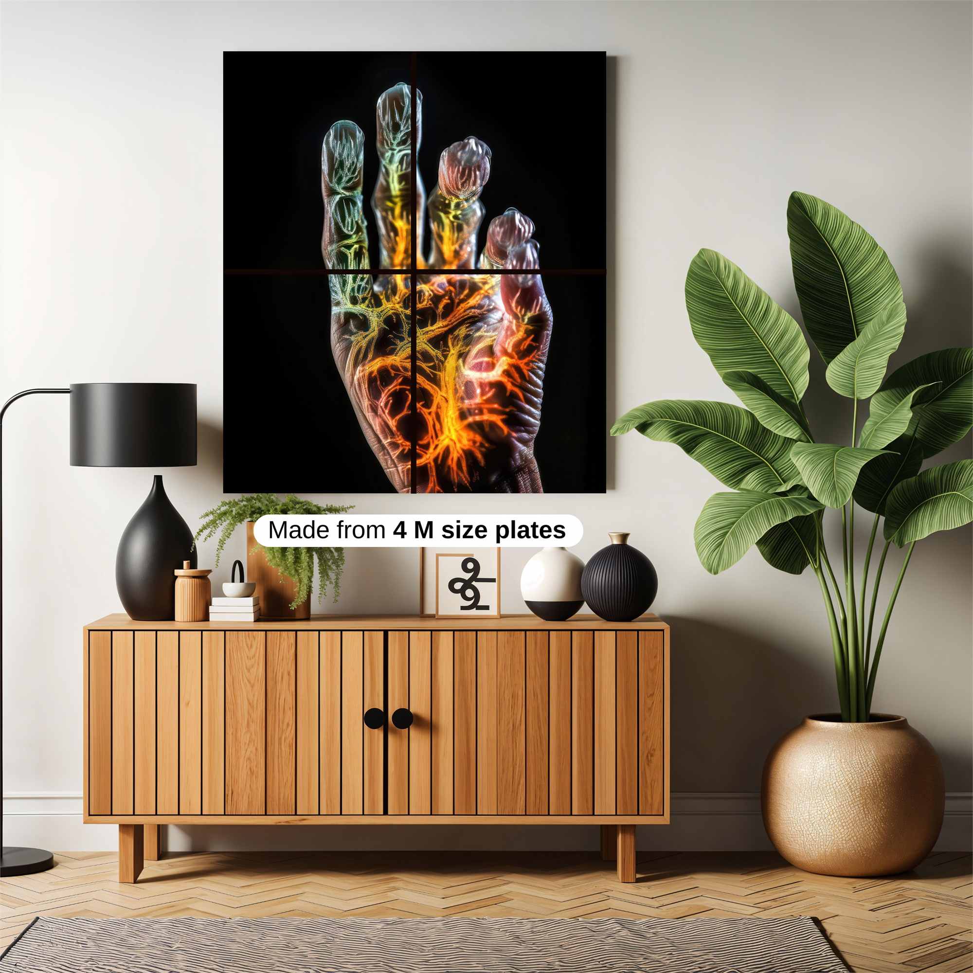 Veins Vibrant Safe Wall Magnetic / M