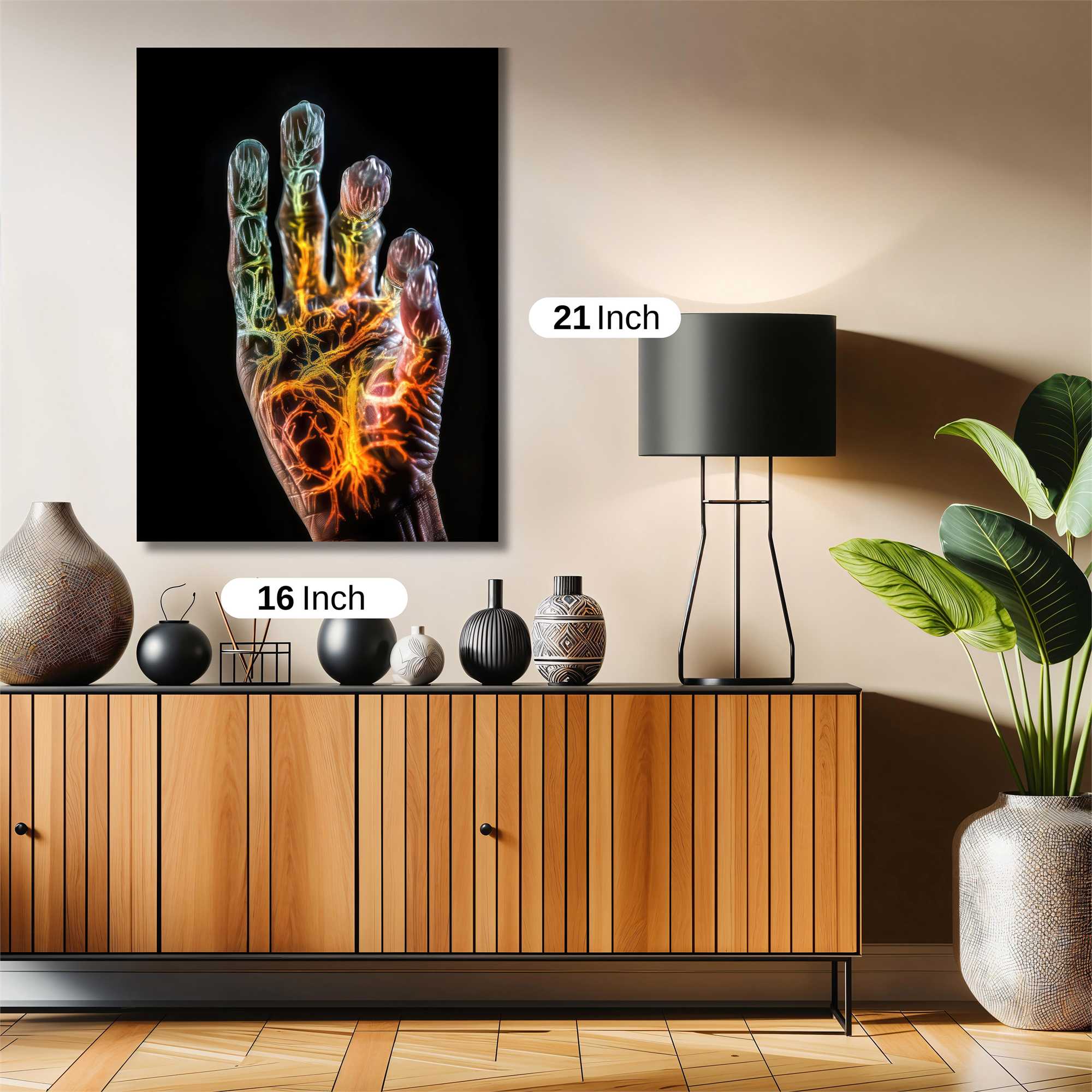 Veins Vibrant Safe Wall Magnetic / M