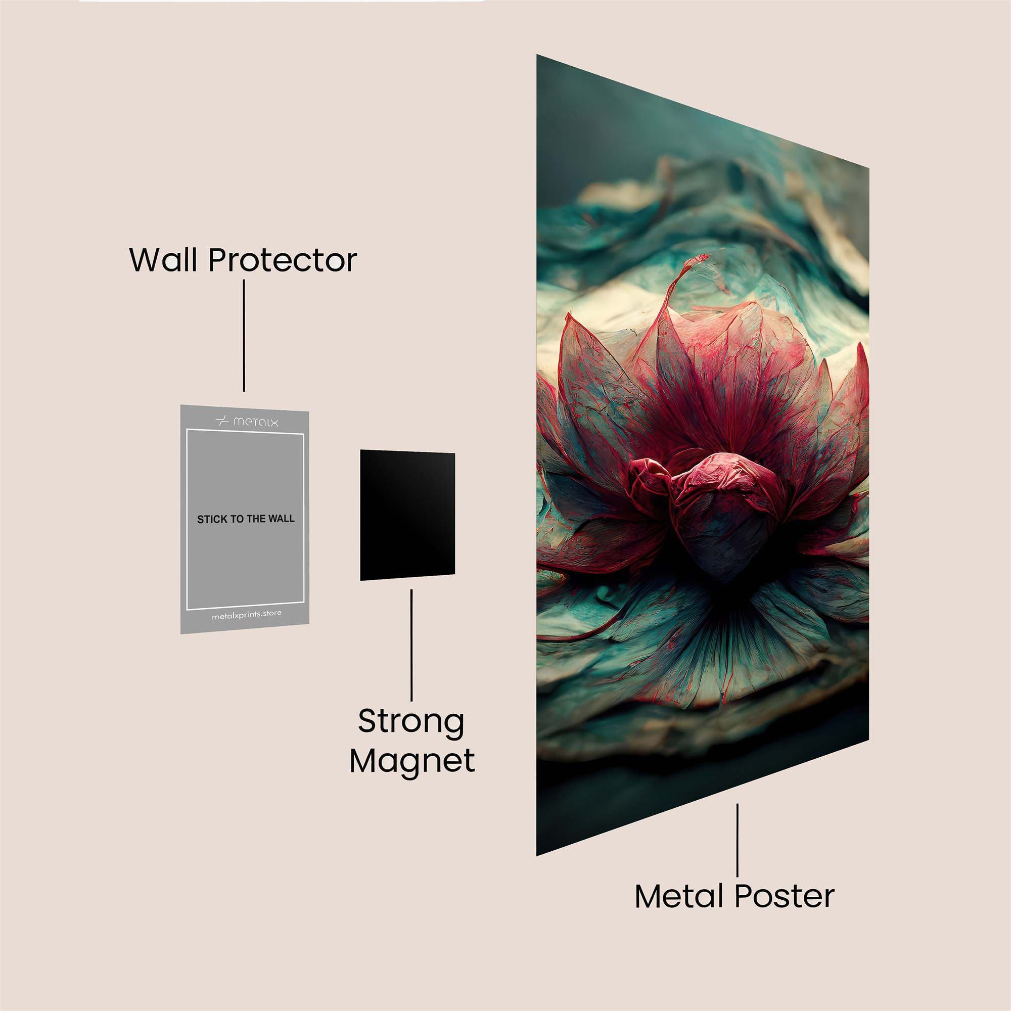 Lotus Dream Safe Wall Magnetic / M