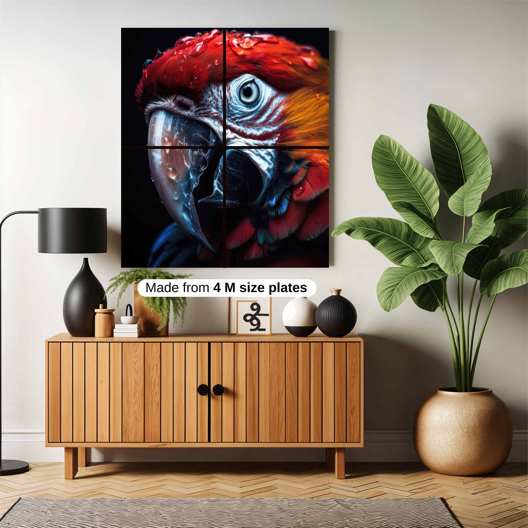 Macaw Majesty Safe Wall Magnetic / M