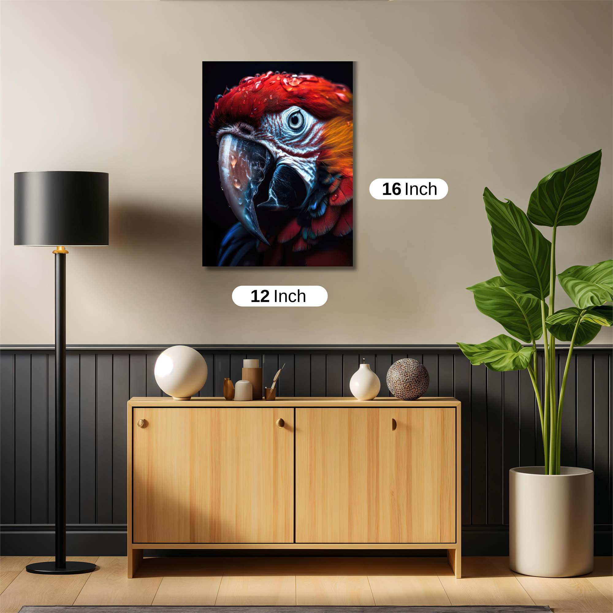 Macaw Majesty Safe Wall Magnetic / M