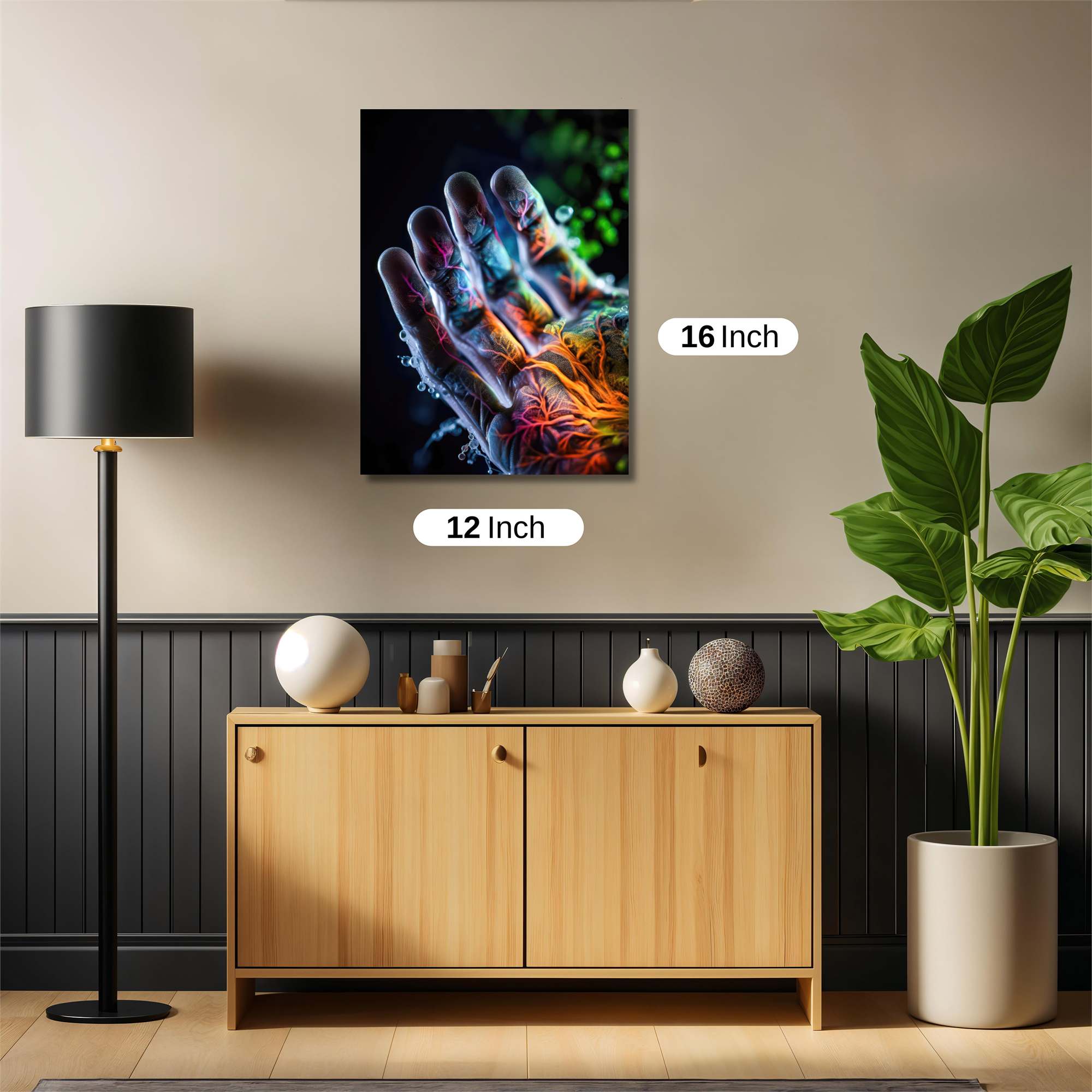 Hand Radiance Safe Wall Magnetic / M