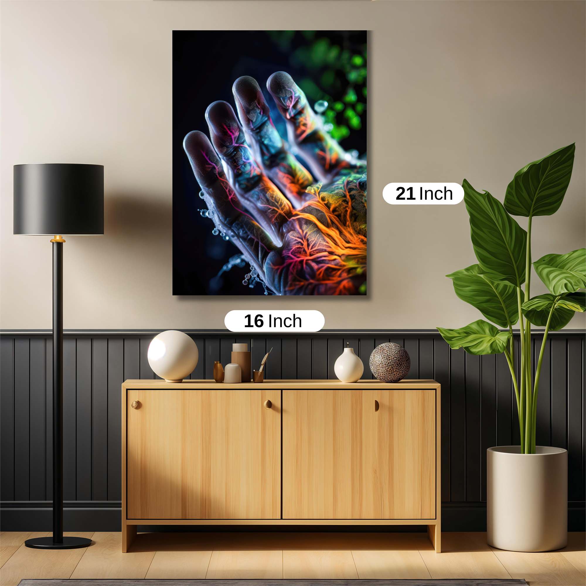 Hand Radiance Safe Wall Magnetic / M