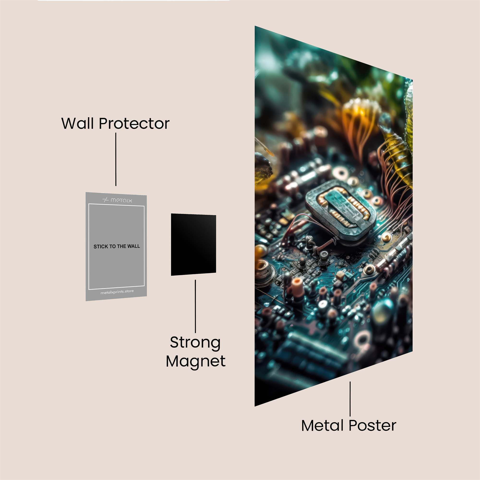 Circuit Bloom Safe Wall Magnetic / M