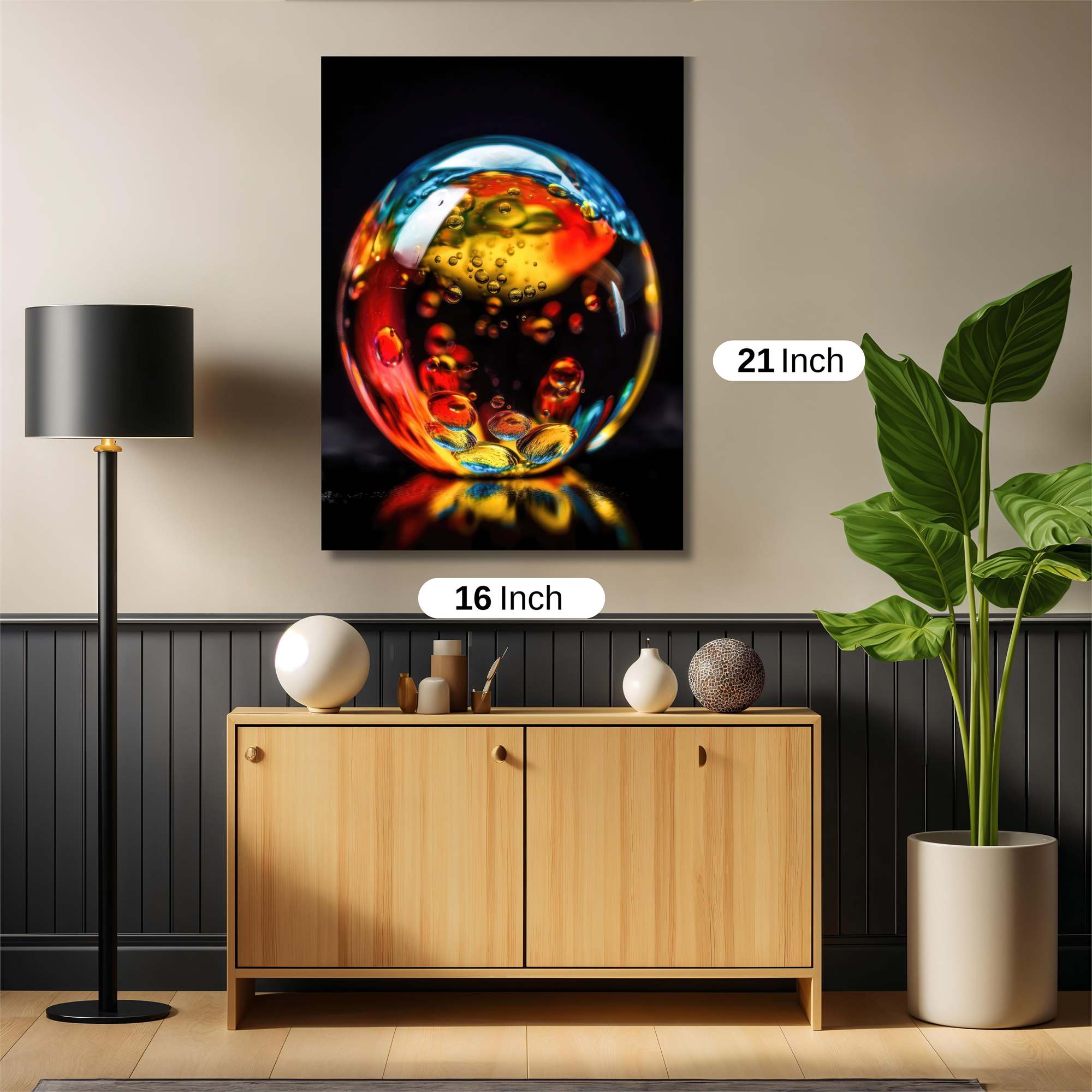Bubble Radiance Safe Wall Magnetic / M