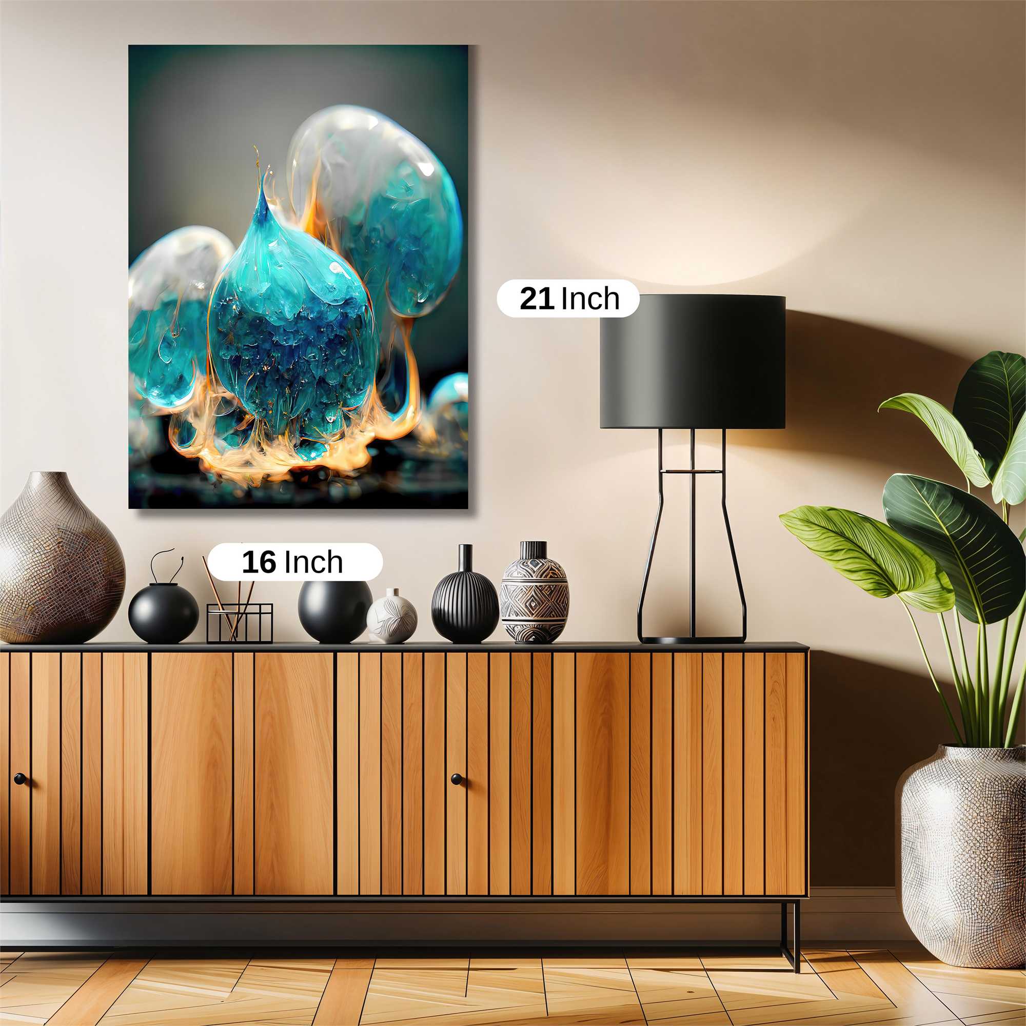 Azure Blaze Safe Wall Magnetic / M