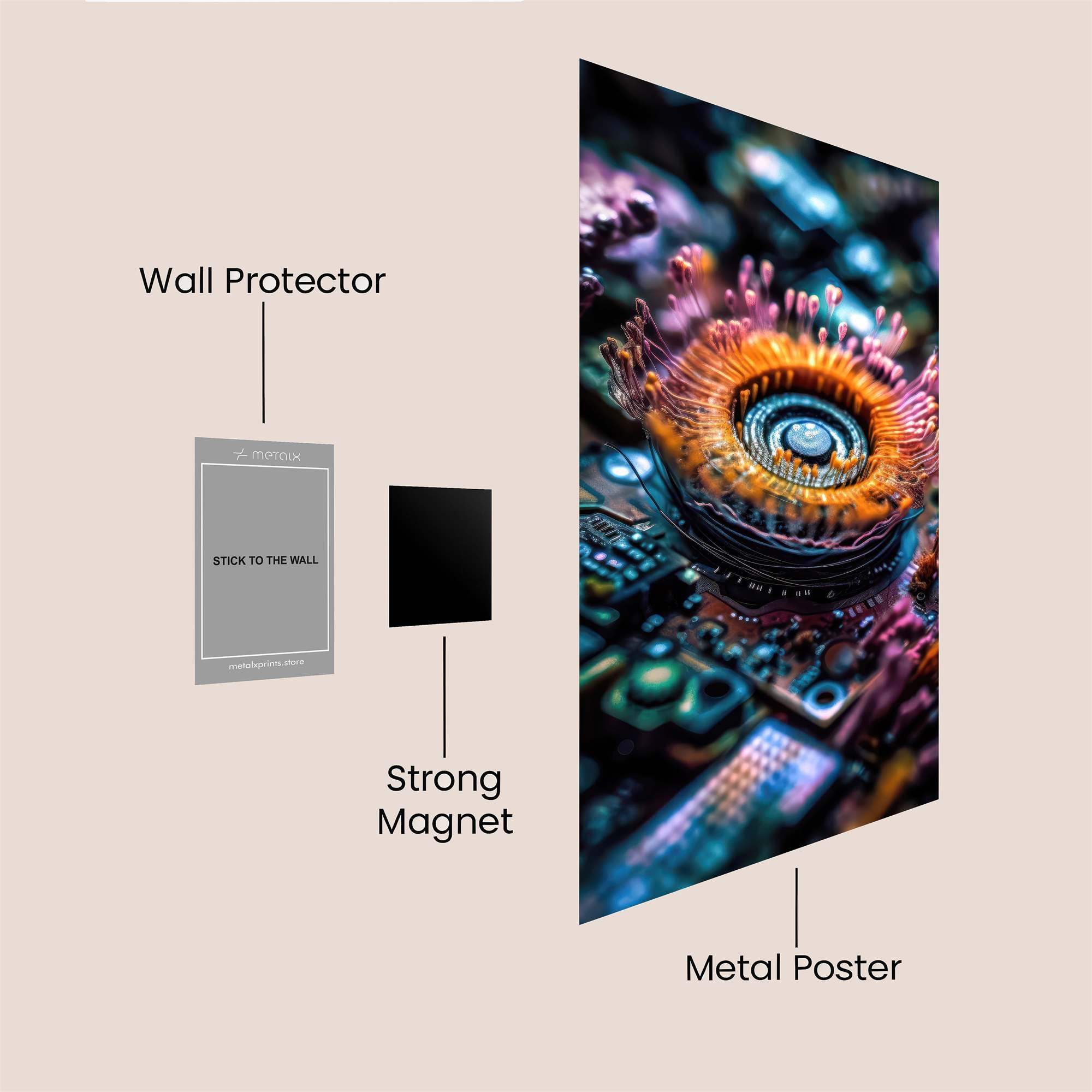 Circuit Bloom Safe Wall Magnetic / M
