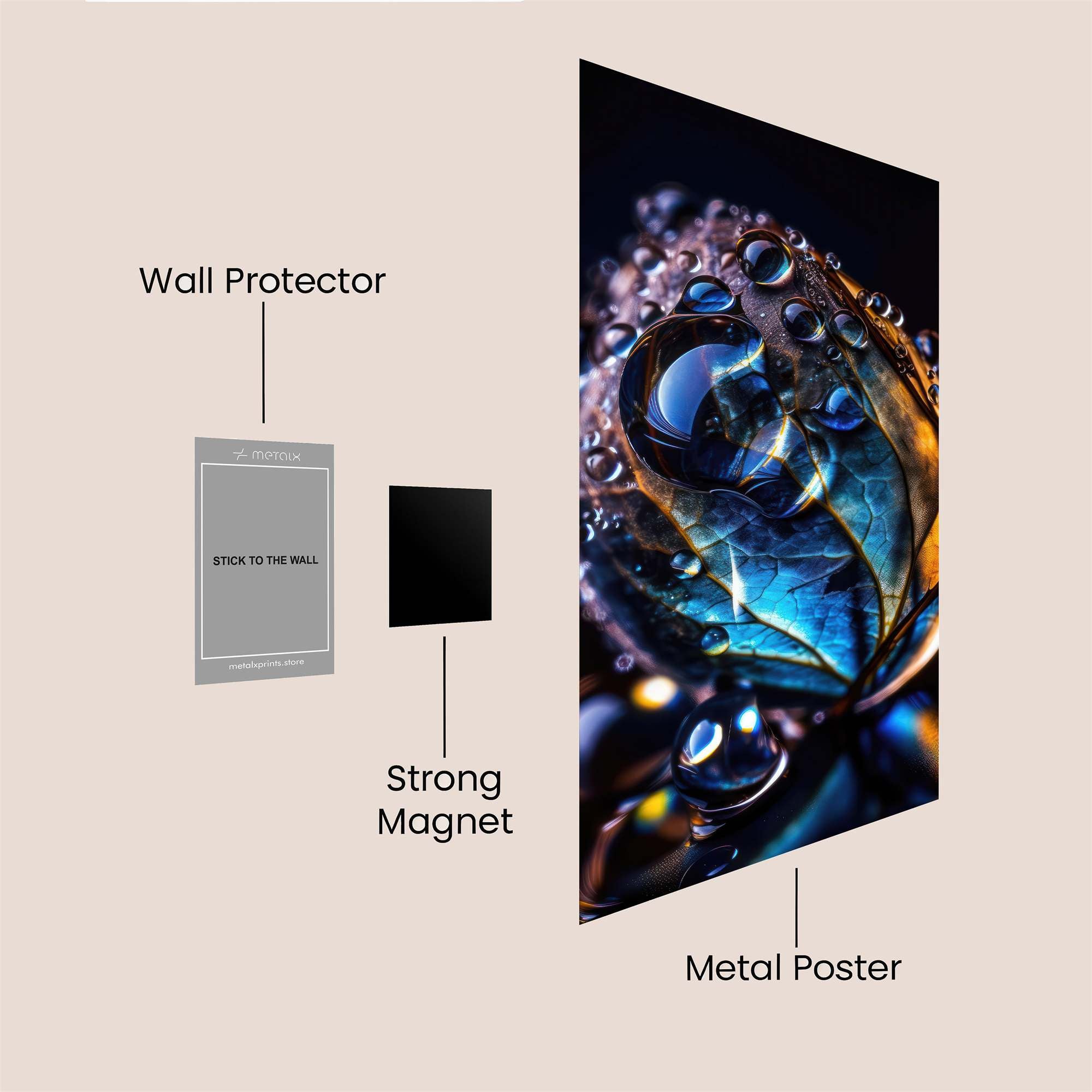 Butterfly Enigma Safe Wall Magnetic / M