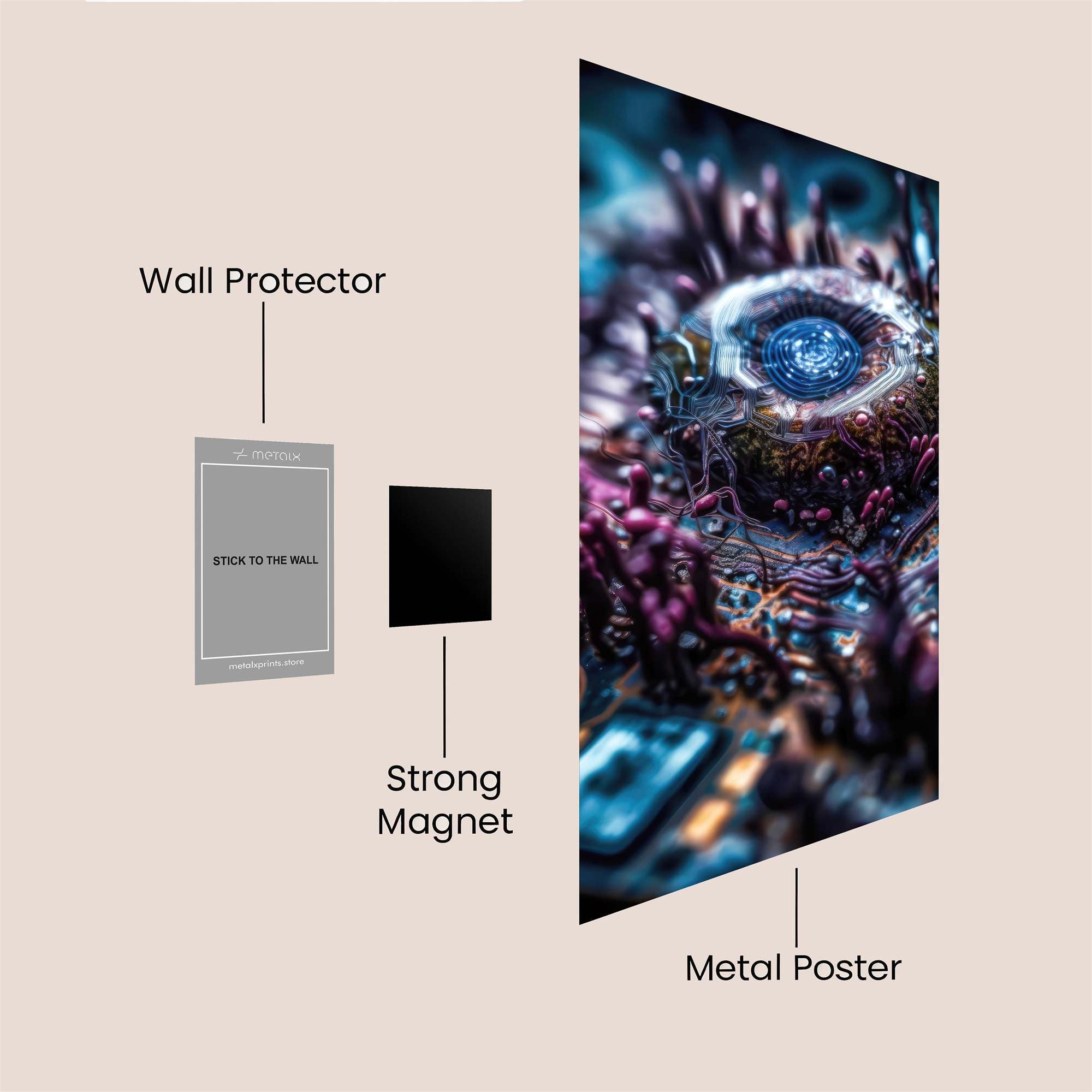 Circuit Dreamscape Safe Wall Magnetic / M