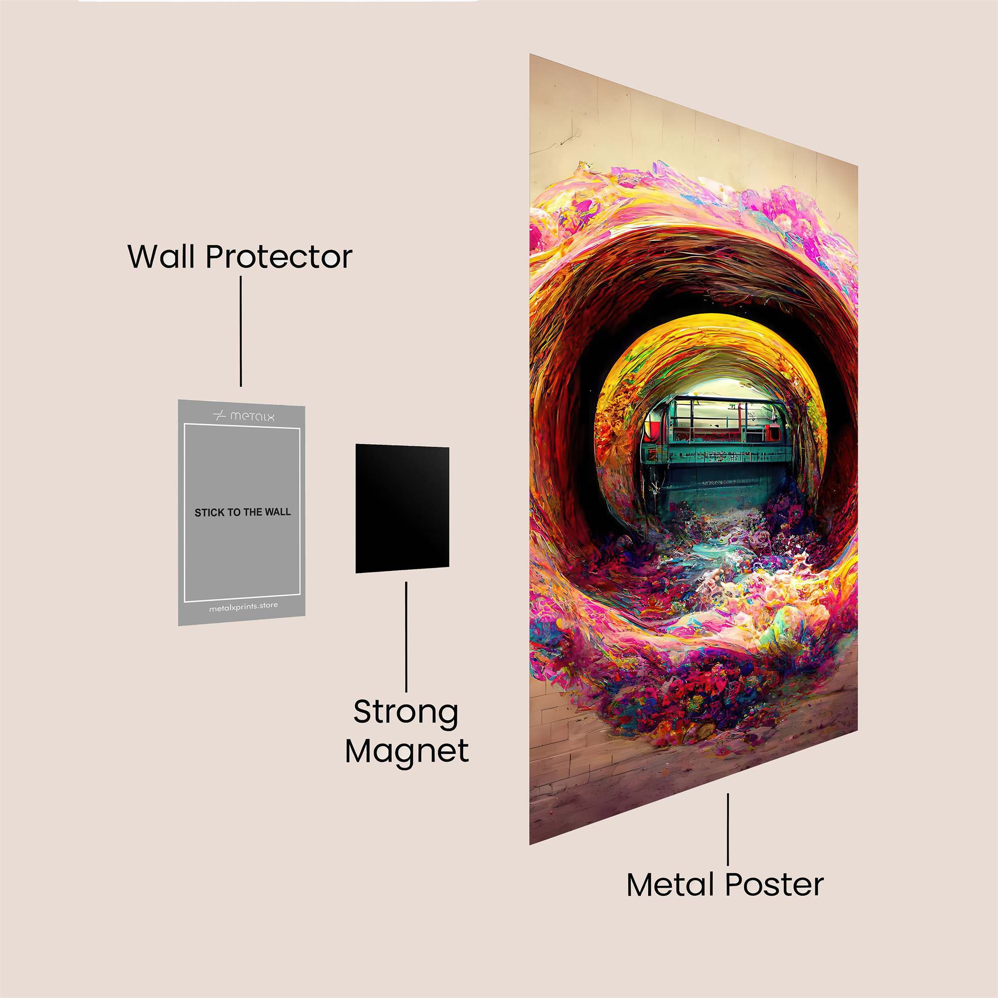 Tunnel Dreamscape Safe Wall Magnetic / M