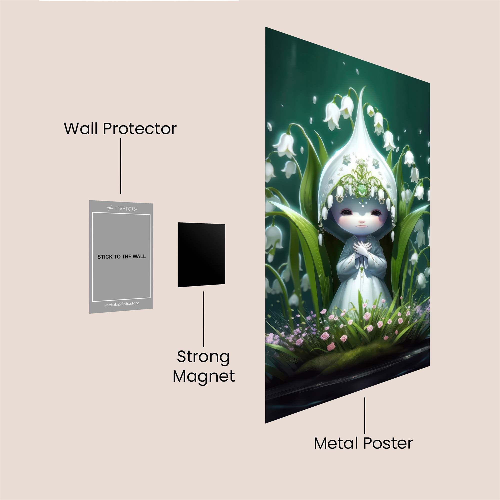 Lily Serenity Safe Wall Magnetic / M