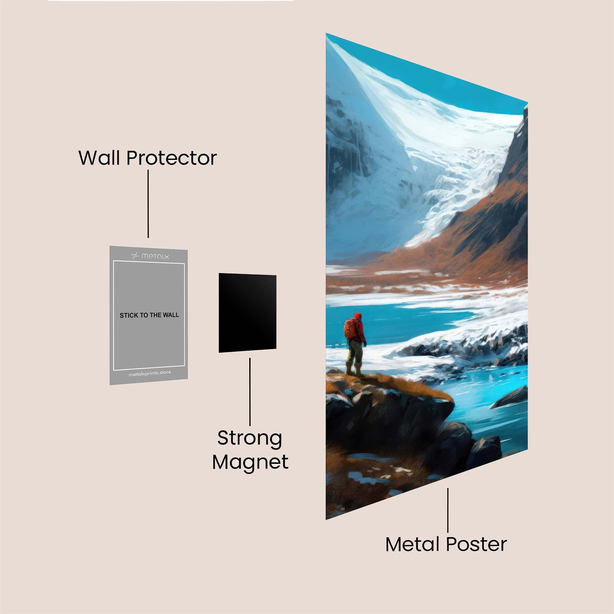 Explorer's Serenity Safe Wall Magnetic / M