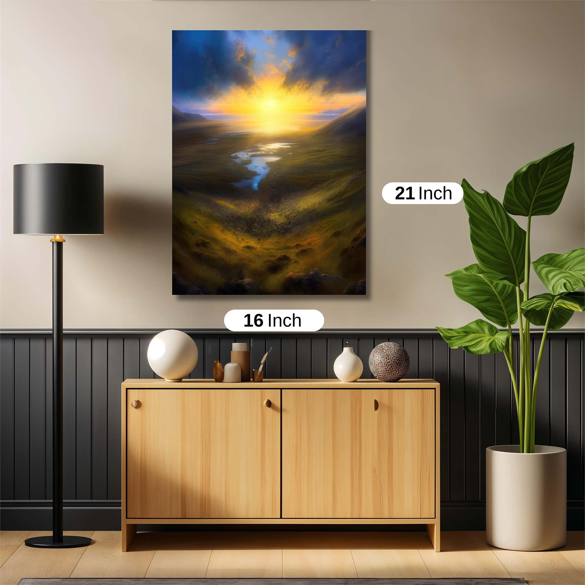 Sunrise Serenity Safe Wall Magnetic / M